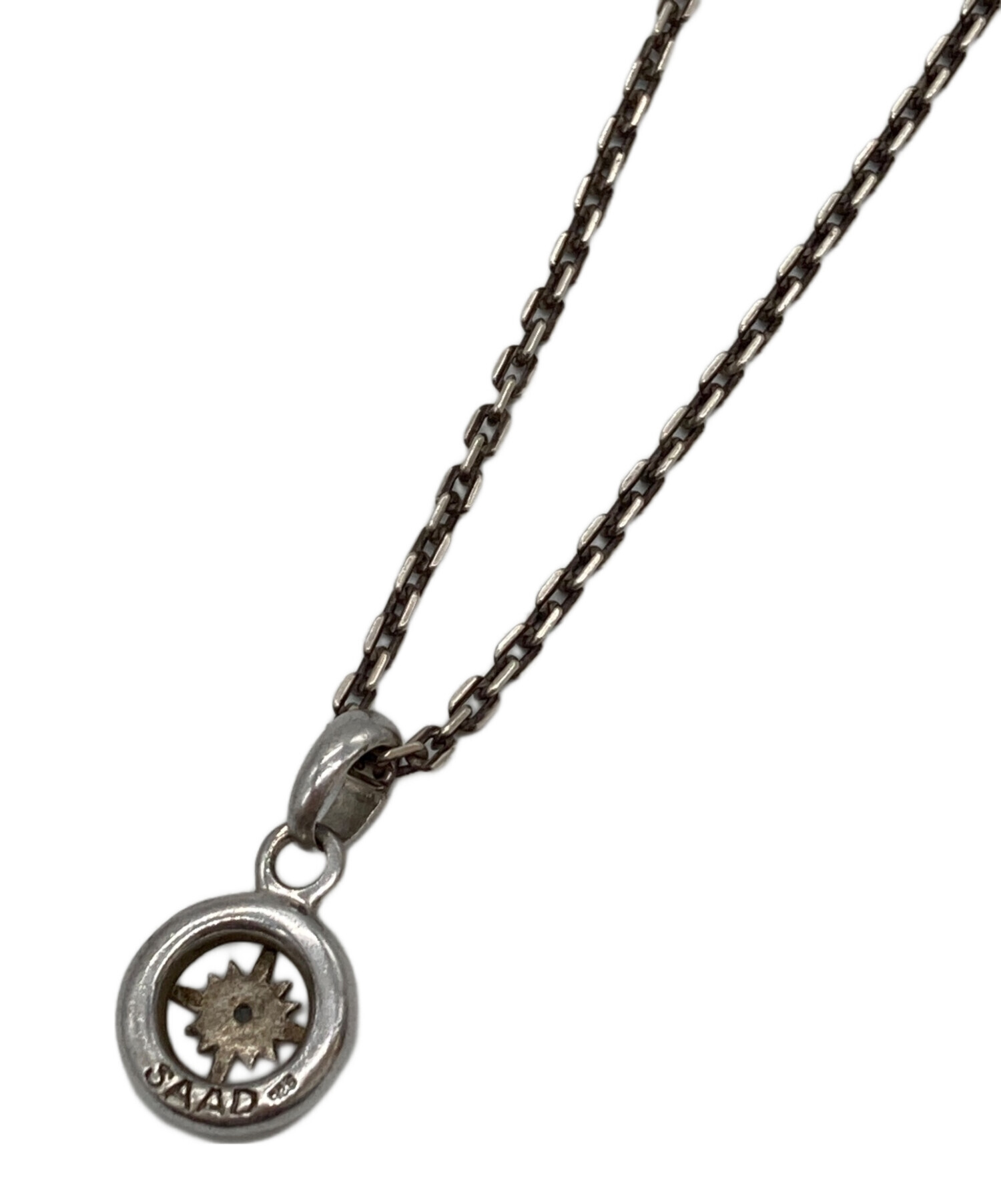 中古・古着通販】saad (サード) 太陽神/チェーンネックレス グレー