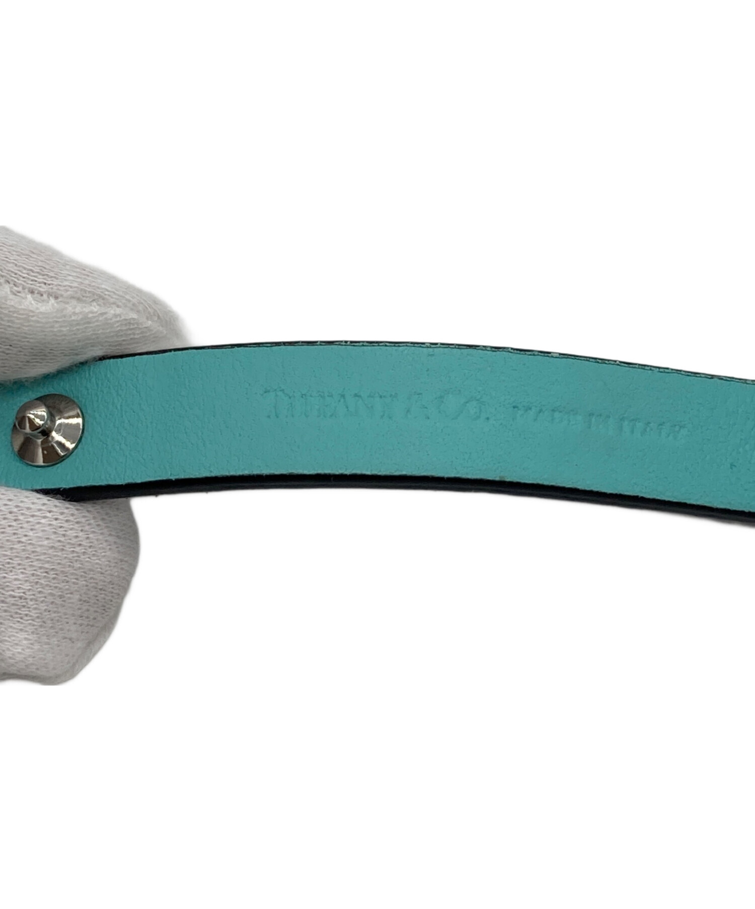 中古・古着通販】TIFFANY & Co. (ティファニー) レザーストラップ付き