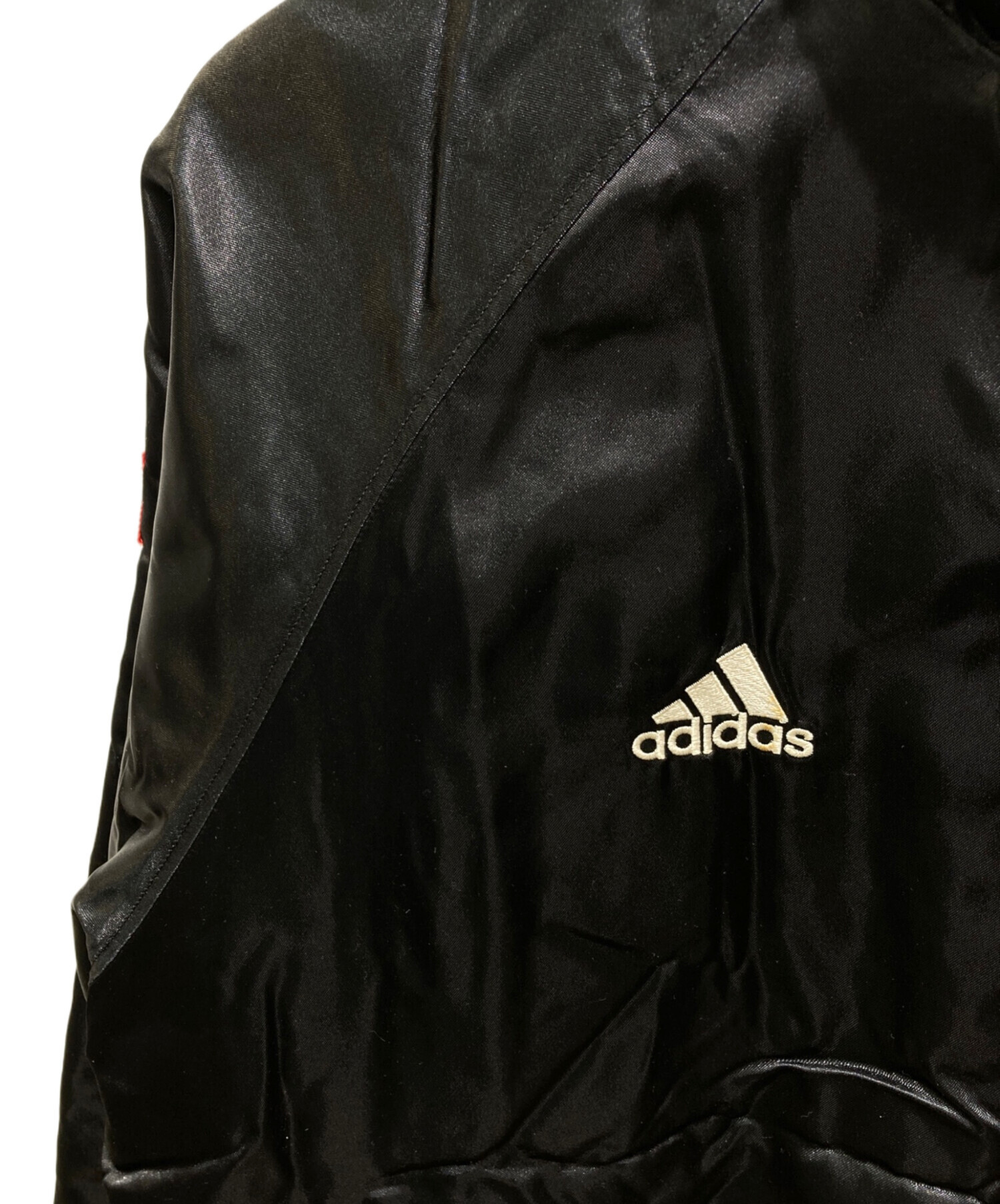 中古・古着通販】adidas (アディダス) 八咫烏刺繍 スカジャン ブラック