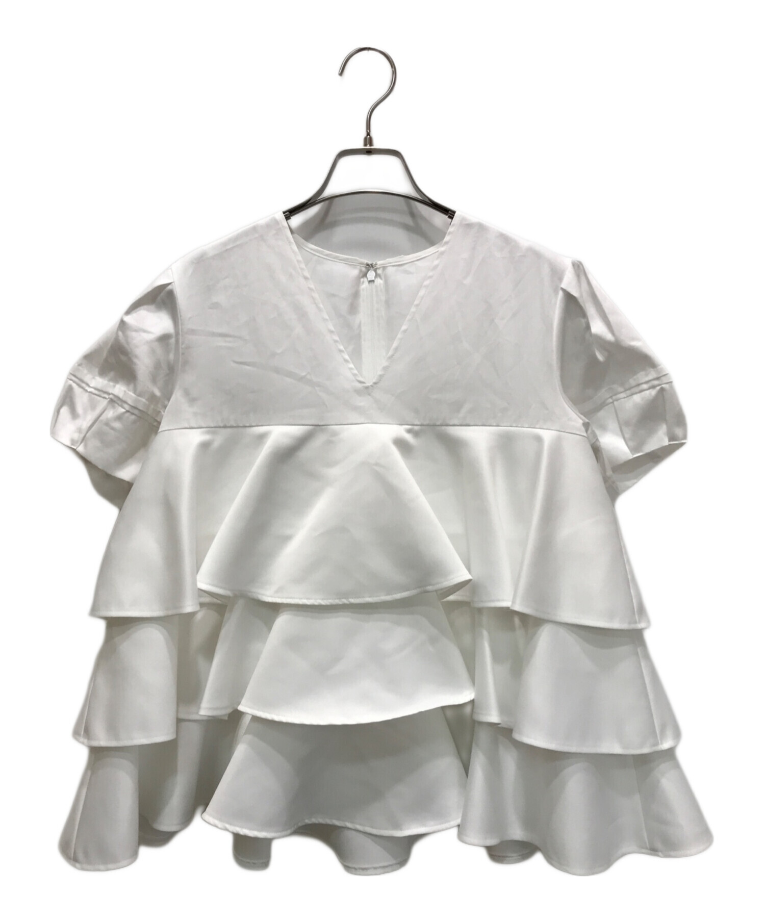 中古・古着通販】YOKO CHAN (ヨーコチャン) パフスリーブラッフル