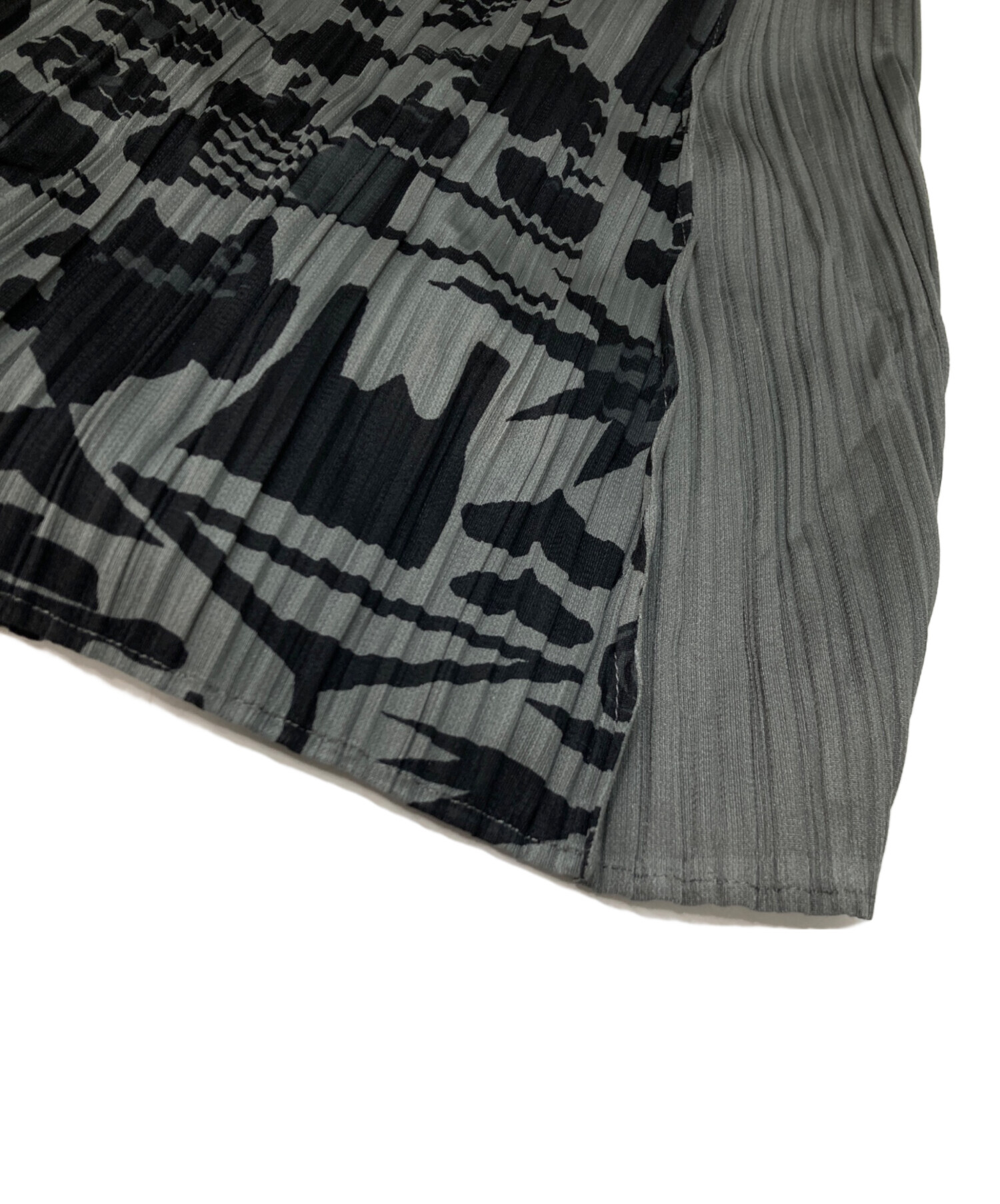 中古・古着通販】PLEATS PLEASE (プリーツプリーズ) 柄切替ロング