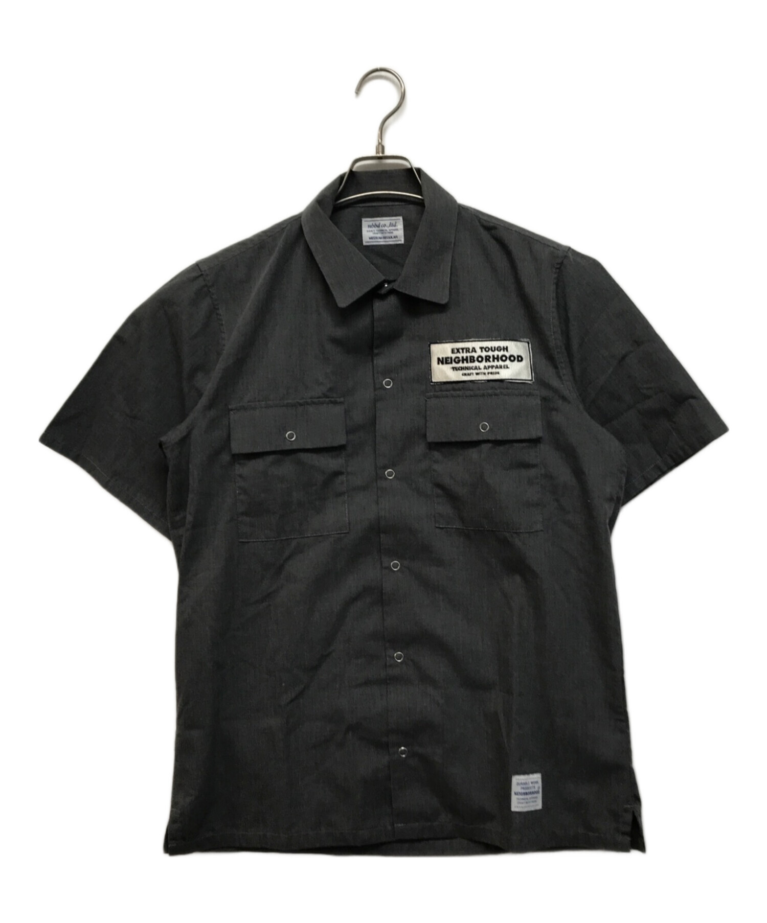 中古・古着通販】NEIGHBORHOOD (ネイバーフッド) ワークシャツ グレー