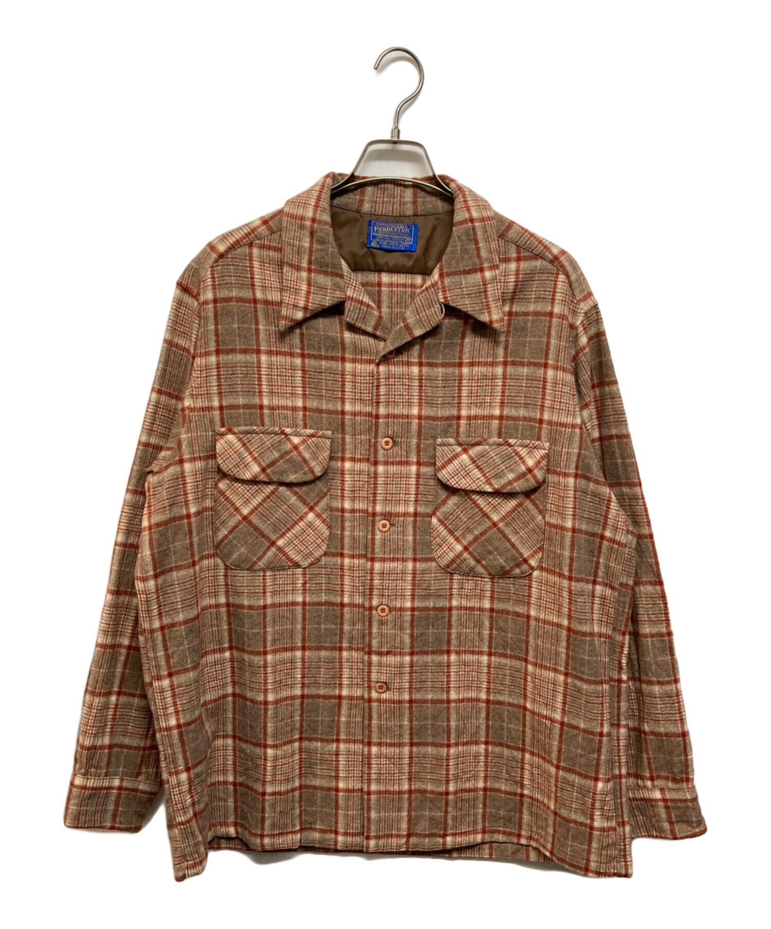 中古・古着通販】PENDLETON (ペンドルトン) 70Sオープンカラー