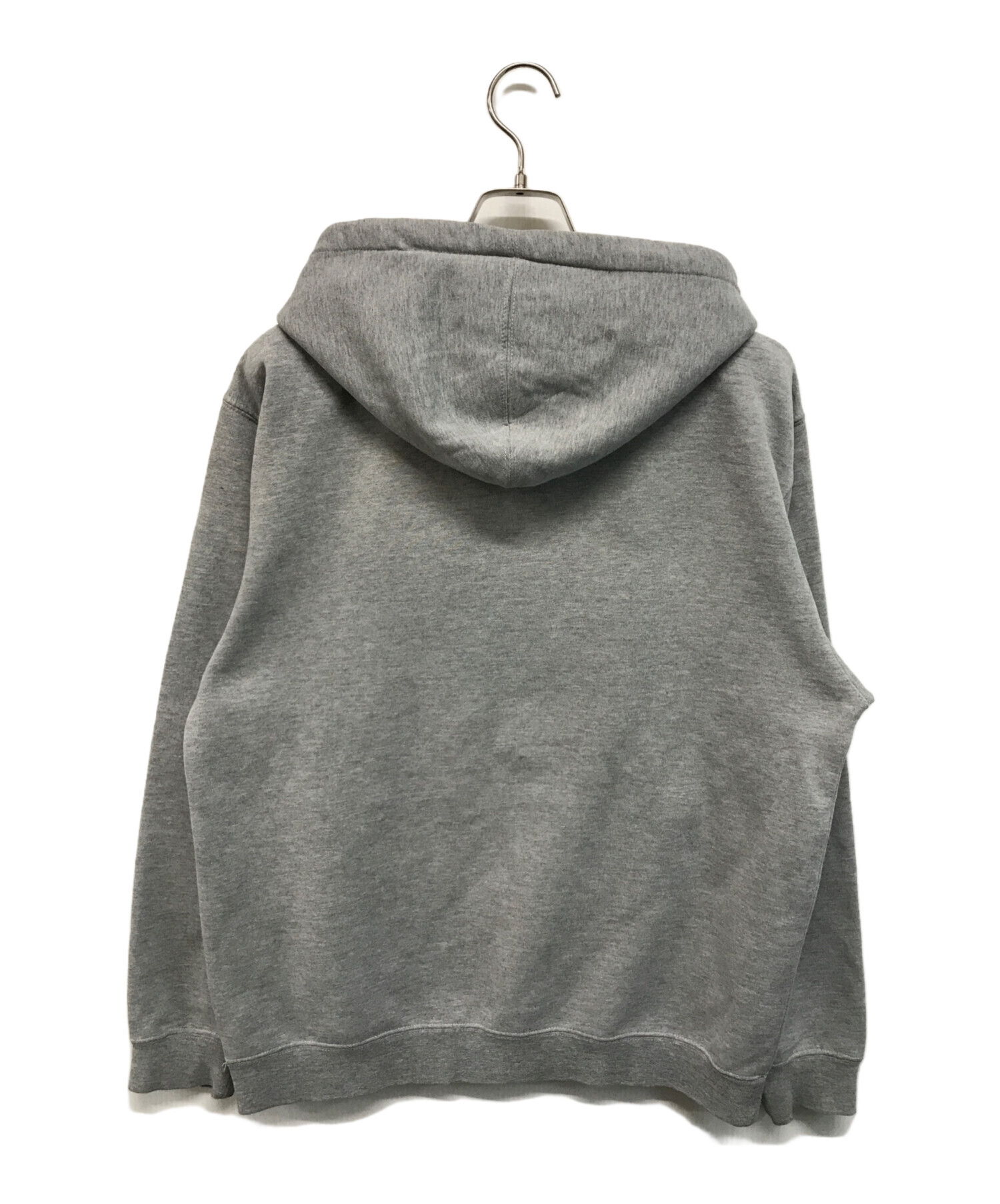 中古・古着通販】stussy (ステューシー) ロゴ刺繍パーカー グレー