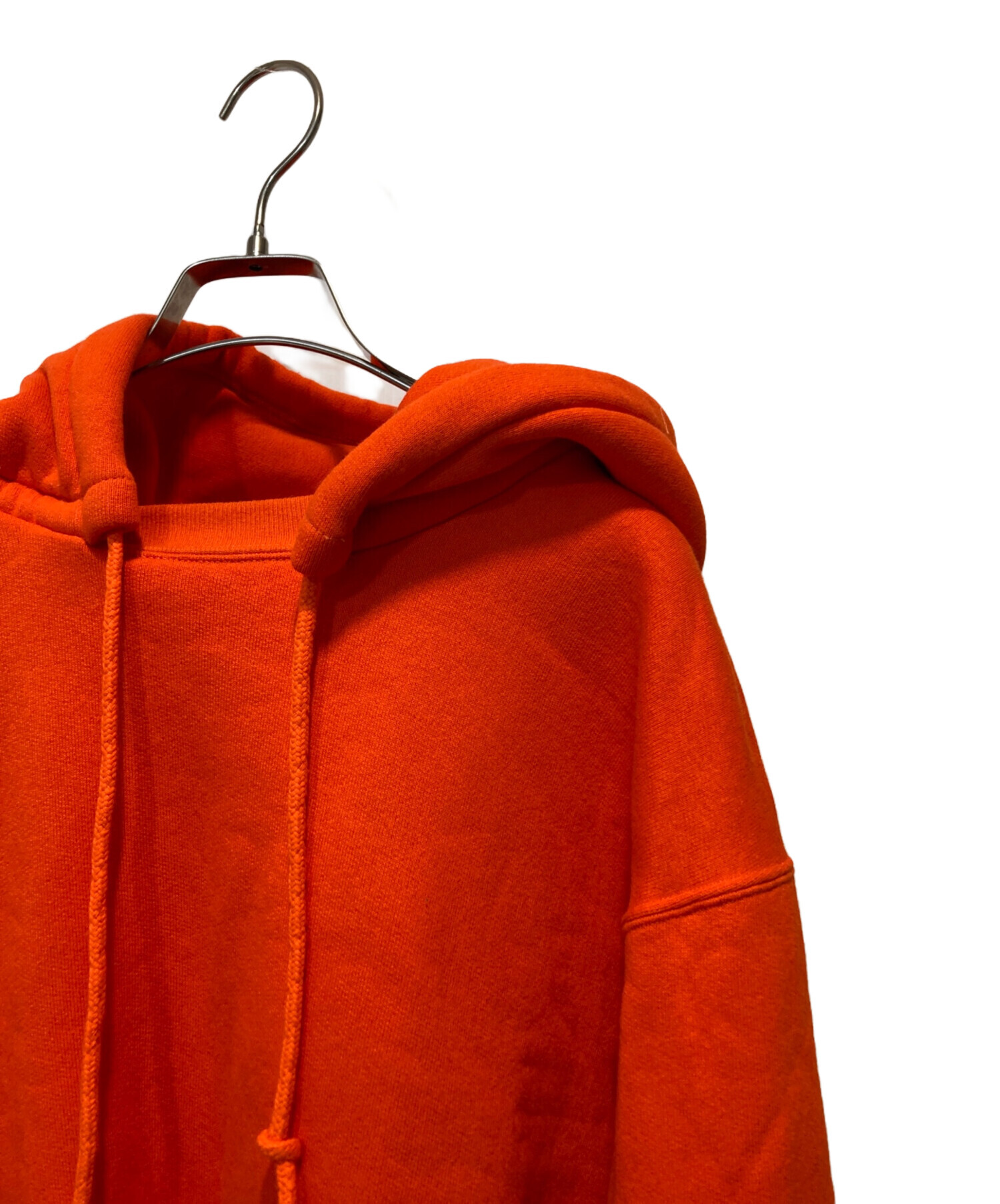 中古・古着通販】cease (シーズ) AFTERHOOD / ORANGE-L 後付けパーカー