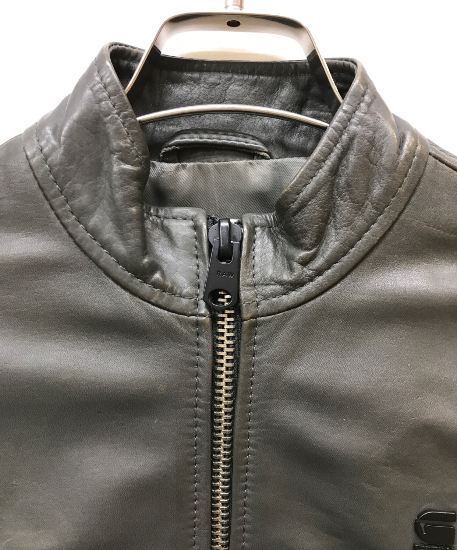 中古・古着通販】G-STAR RAW (ジースターロゥ) シングルライダース