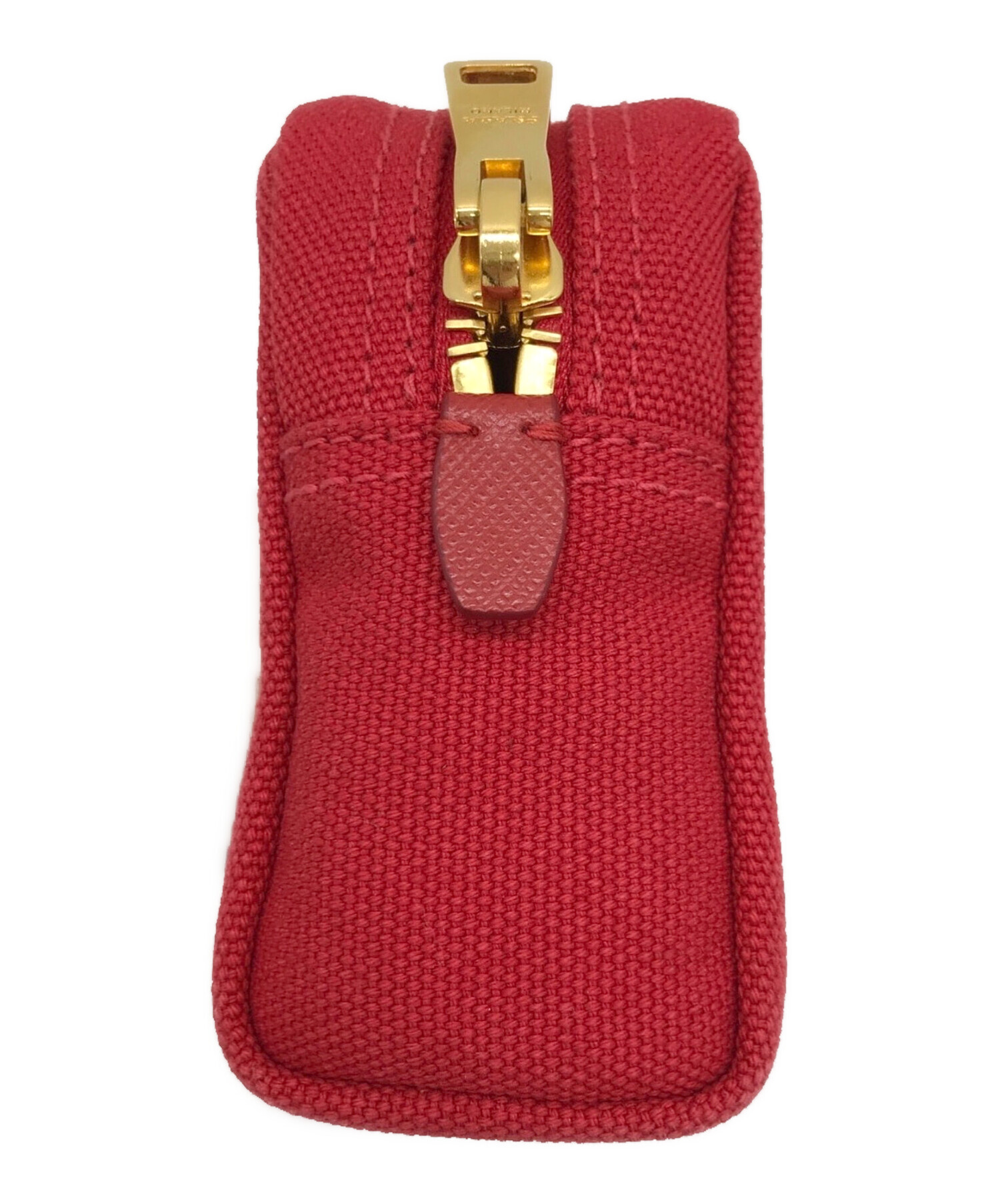 中古・古着通販】PRADA (プラダ) カナパ ロゴキャンバスコスメポーチ