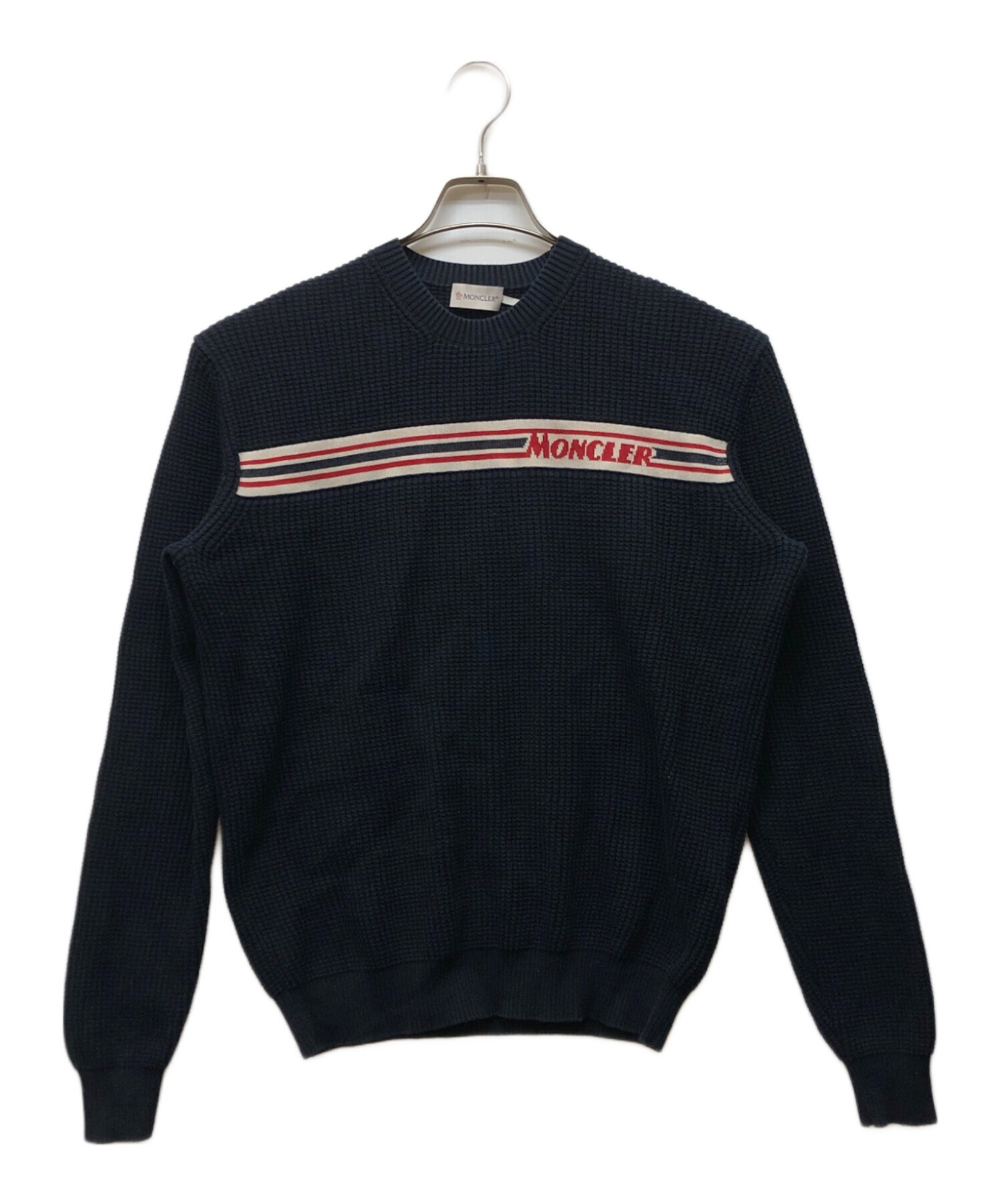 中古・古着通販】MONCLER (モンクレール) GIROCOLLO TRICOT ネイビー