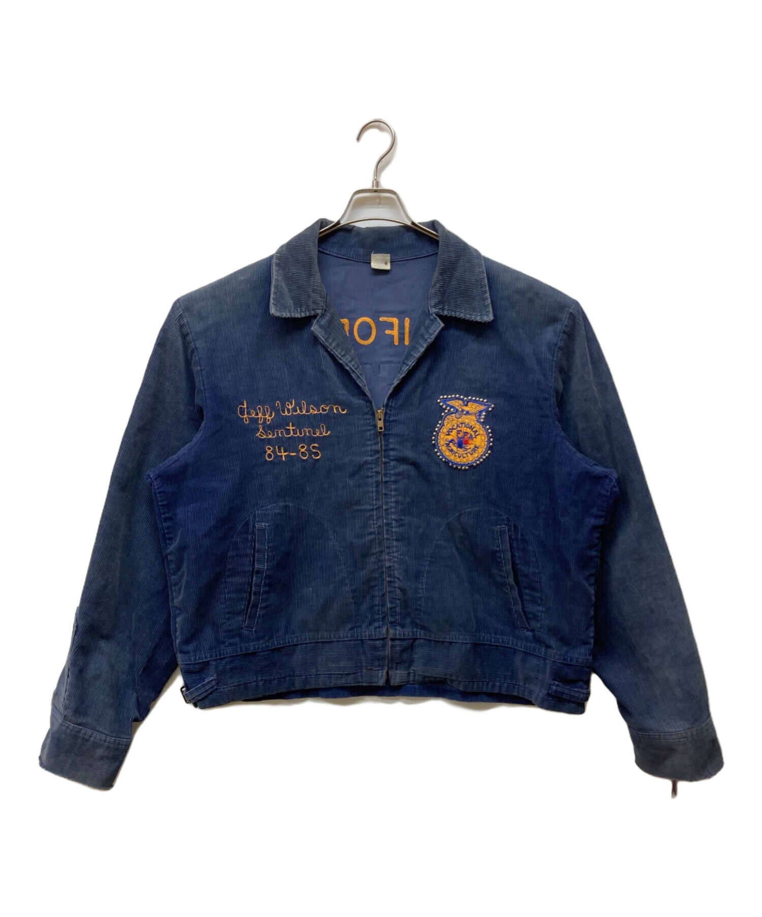 中古・古着通販】VINTAGE (ヴィンテージ) FFAジャケット ネイビー