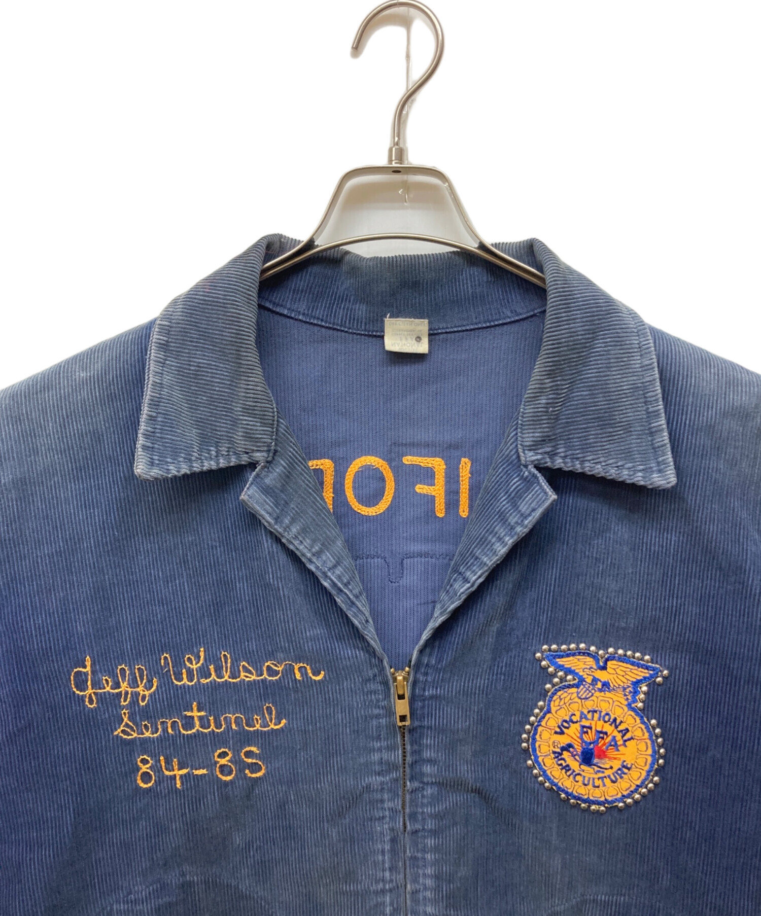 中古・古着通販】VINTAGE (ヴィンテージ) FFAジャケット ネイビー