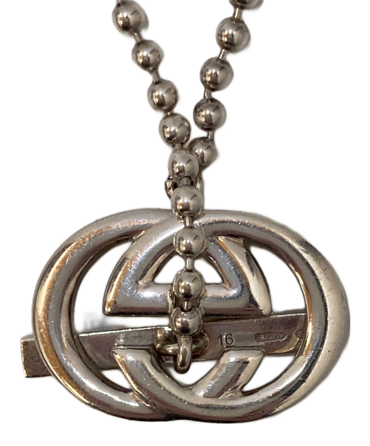 中古・古着通販】GUCCI (グッチ) GGロゴボールチェーンブレスレット