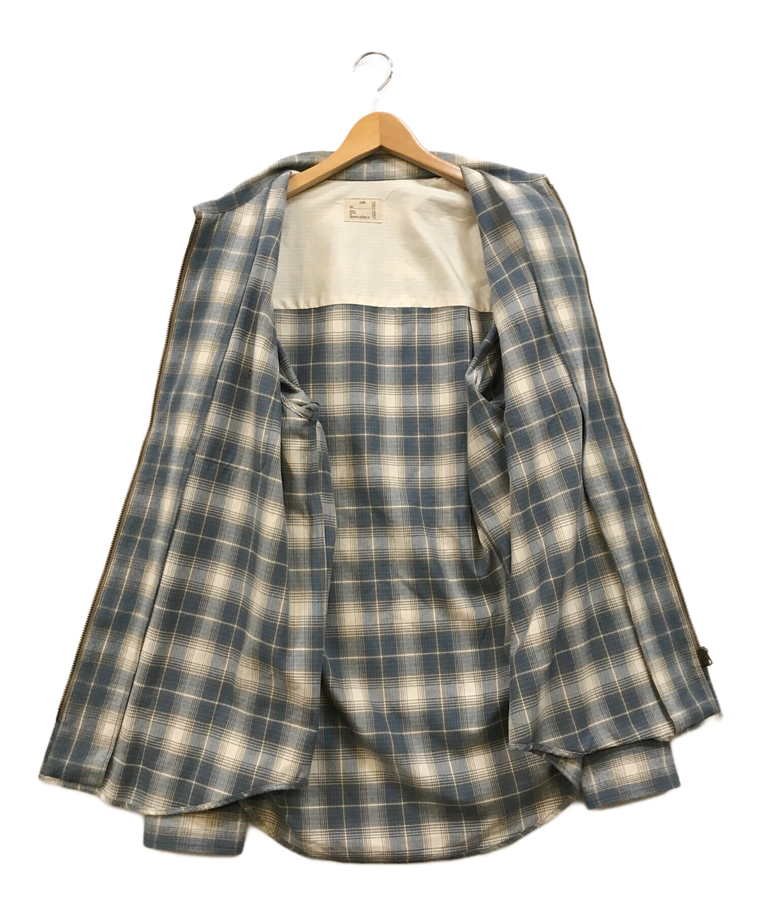 中古・古着通販】PABLO VINCI (パブロビンチ) Ombre check zip shirt