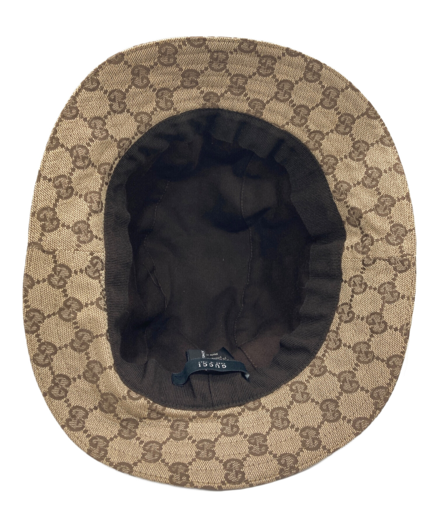 中古・古着通販】GUCCI (グッチ) GGキャンバス シェリーラインバケット