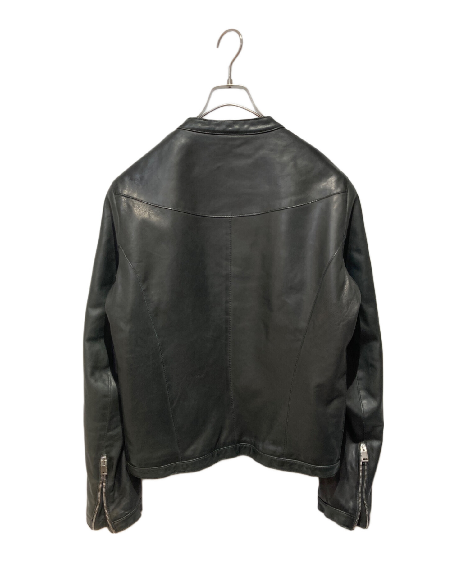 中古・古着通販】Delan (デラン) ラムレザー シングルライダース