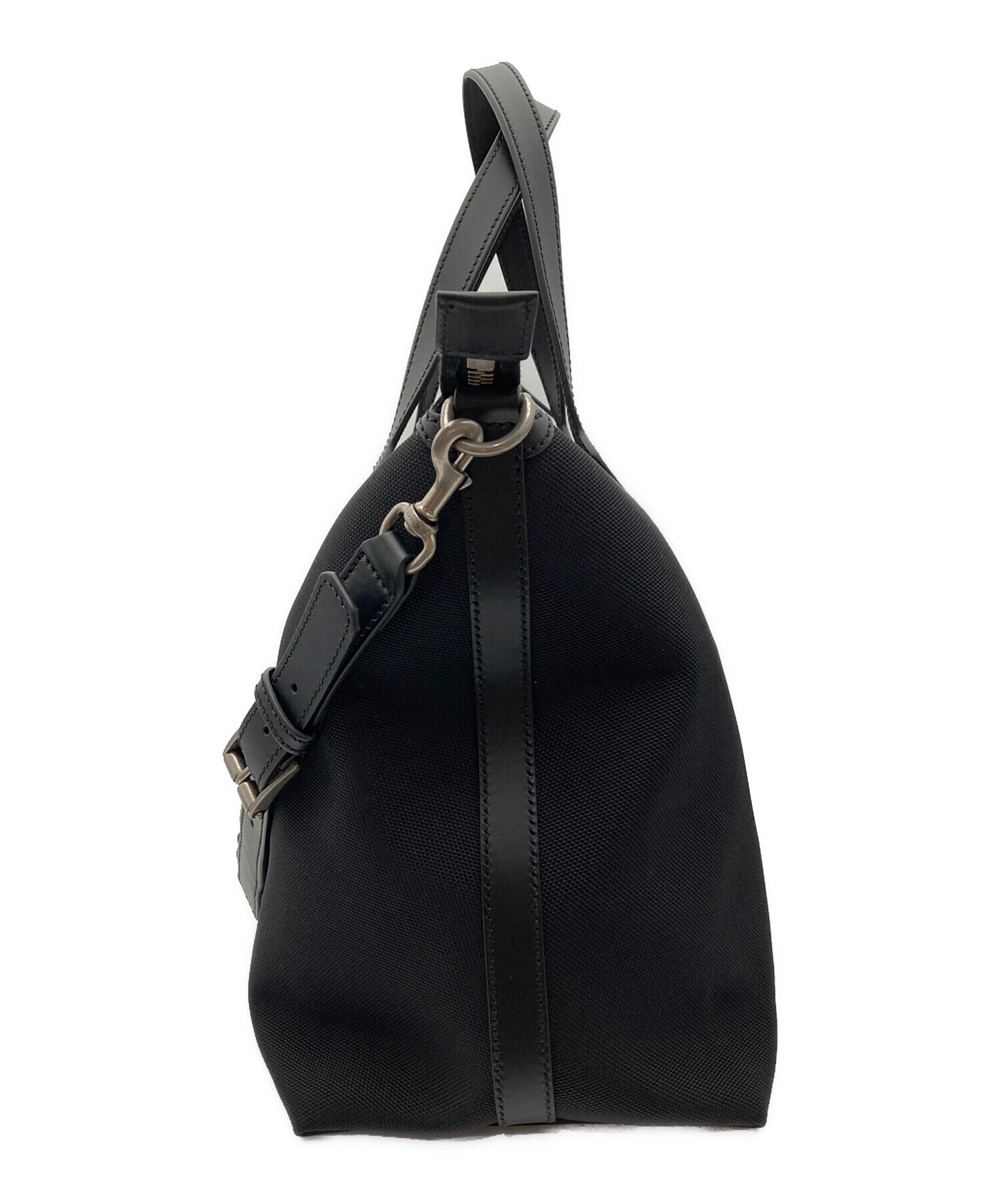 中古・古着通販】GUCCI (グッチ) ナイロン2WAYボストンバッグ ブラック