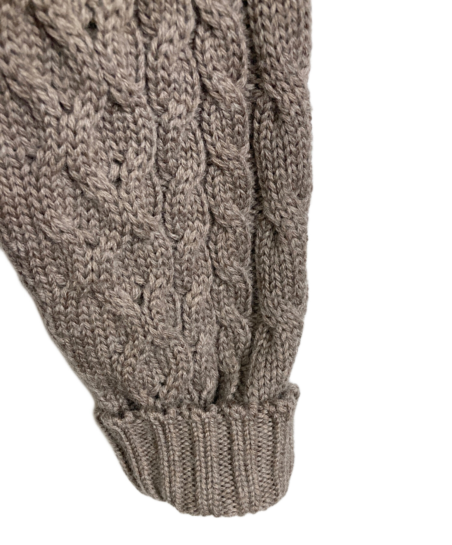 中古・古着通販】Drumohr (ドルモア) ショールカラーケーブルニット