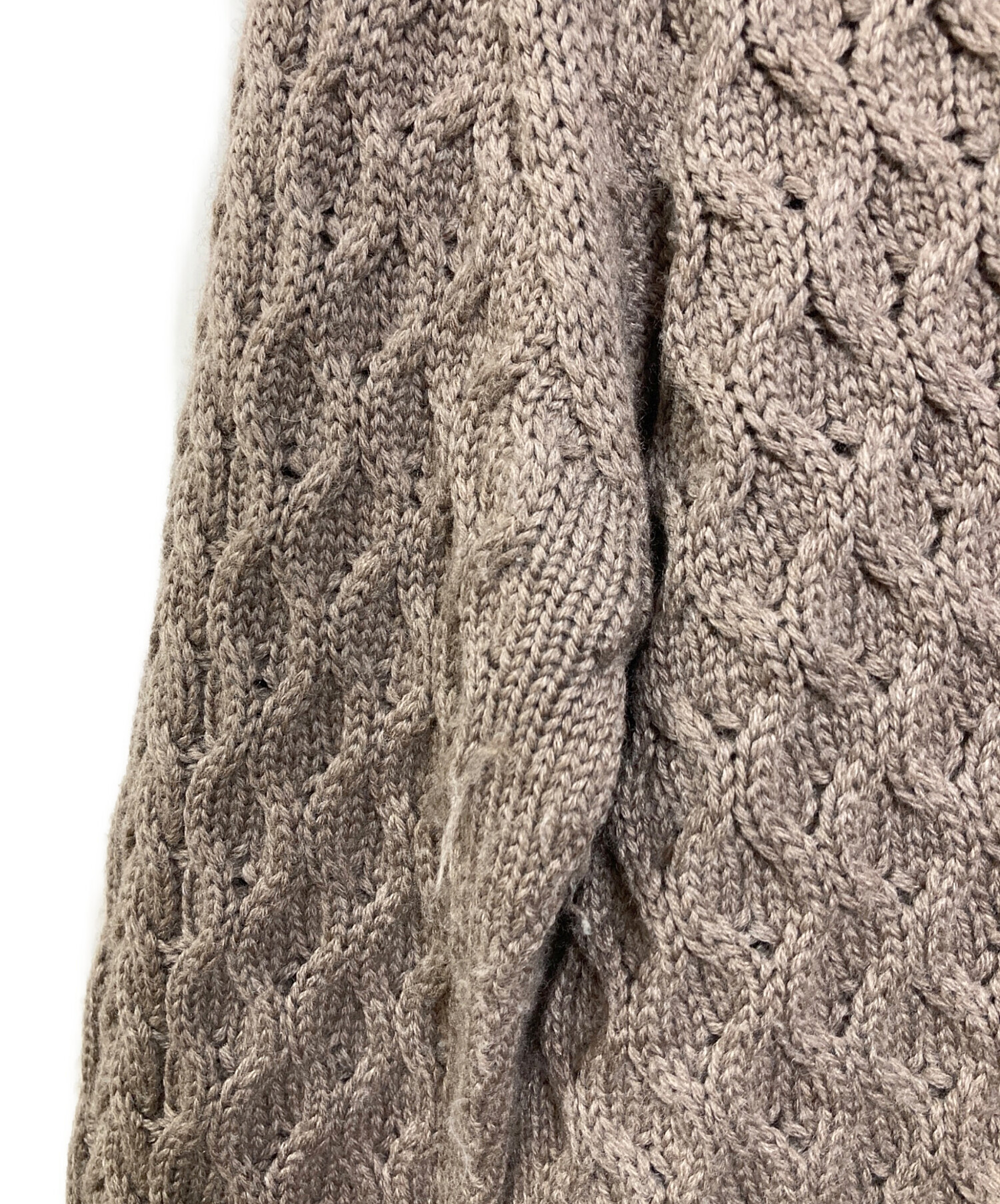 中古・古着通販】Drumohr (ドルモア) ショールカラーケーブルニット