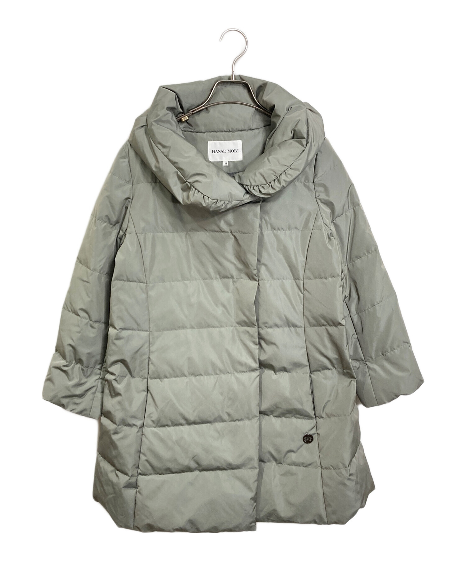 中古・古着通販】HANAE MORI (ハナエモリ) ショールカラーダウンコート