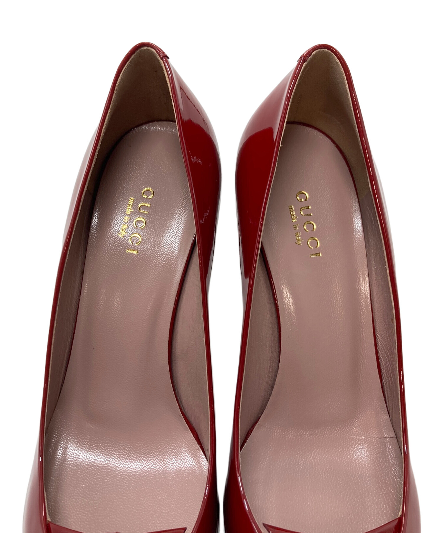 中古・古着通販】GUCCI (グッチ) リボンパンプス ピンヒール