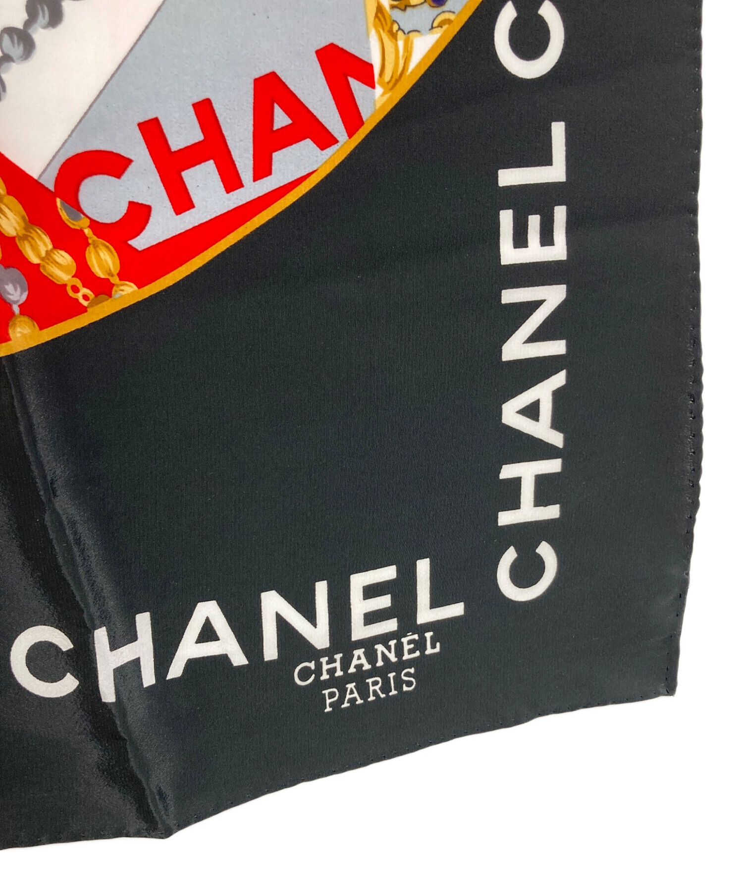 中古・古着通販】CHANEL (シャネル) 大判スカーフ ココマーク