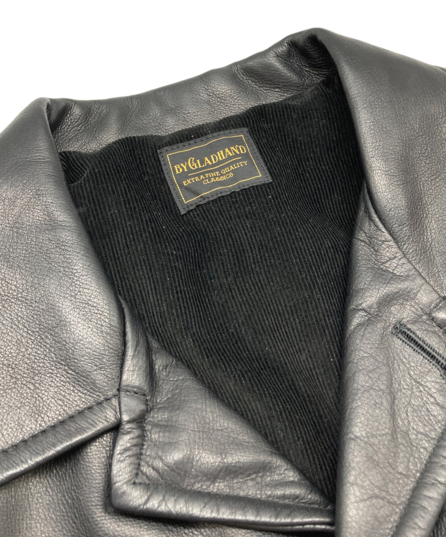 中古・古着通販】BY GLADHAND (バイグラッドハンド) レザーカーコート