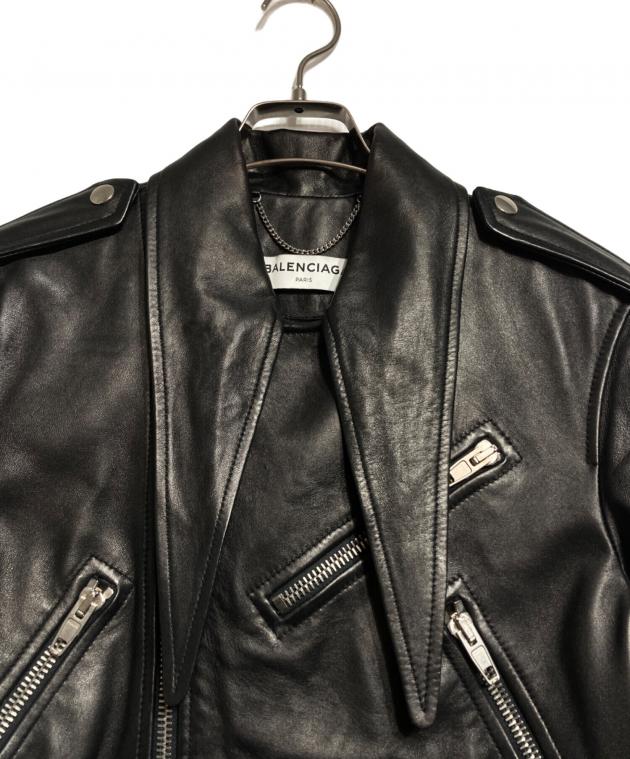 中古・古着通販】BALENCIAGA (バレンシアガ) ラムレザースカーフ