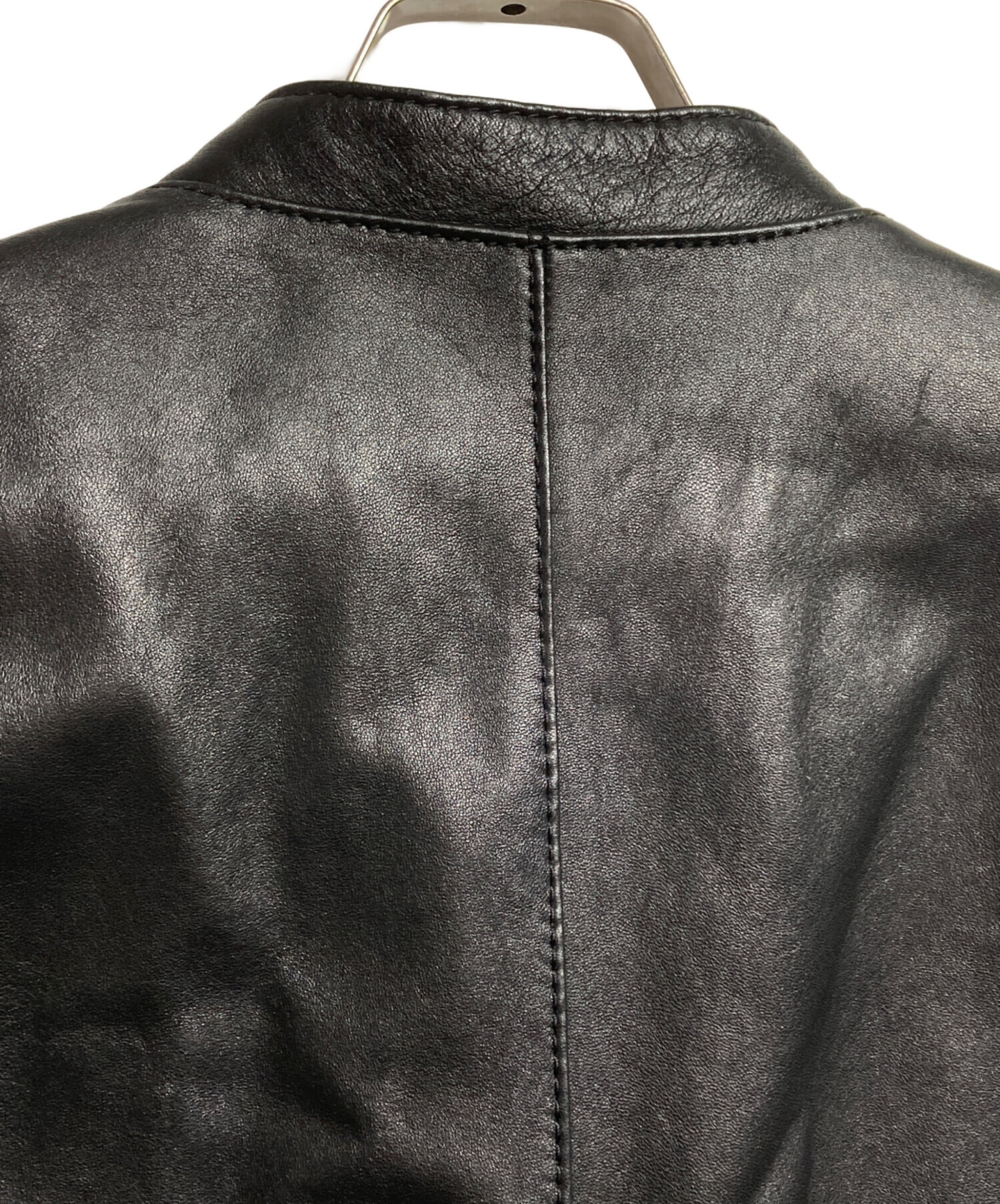 中古・古着通販】COACH (コーチ) レザーシングルライダースジャケット