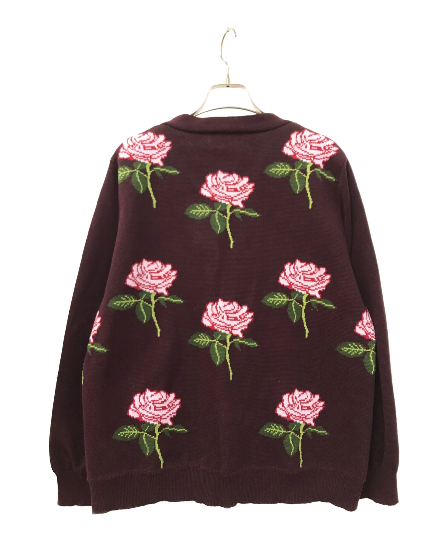 中古・古着通販】TTT MSW (ティー) 22AW Rose Jacquard Knit Cardigan