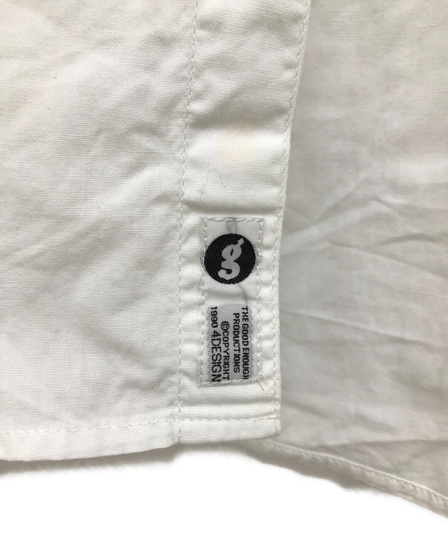 中古・古着通販】GOODENOUGH (グッドイナフ) 長袖シャツ ホワイト