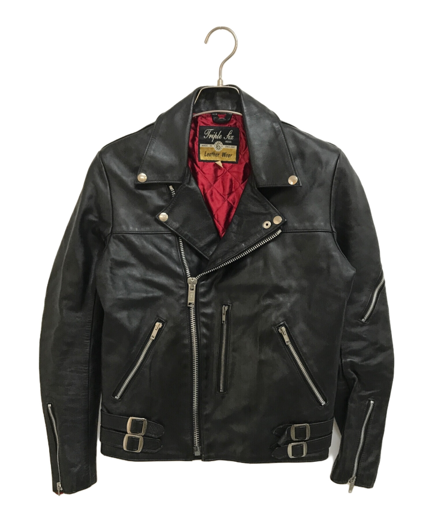 中古・古着通販】666 LEATHER WEAR (666レザーウェア) ダブル