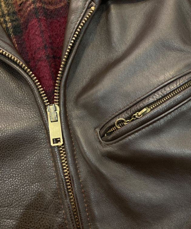 中古・古着通販】Schott (ショット) シングルライダースジャケット USA