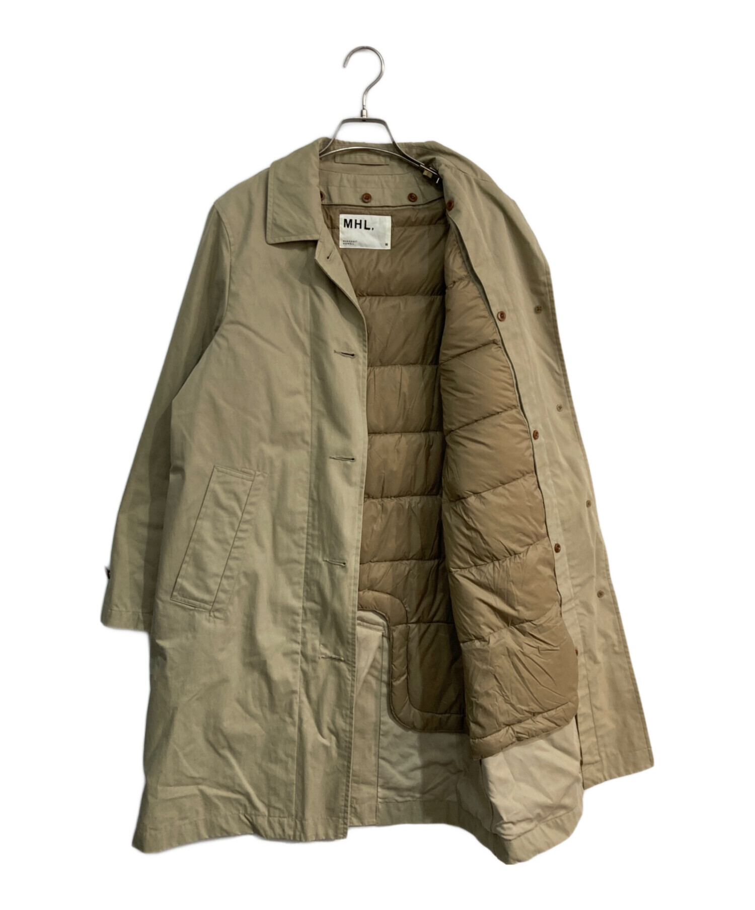 中古・古着通販】MHL (エムエイチエル) ダウンライナー付ステンカラー