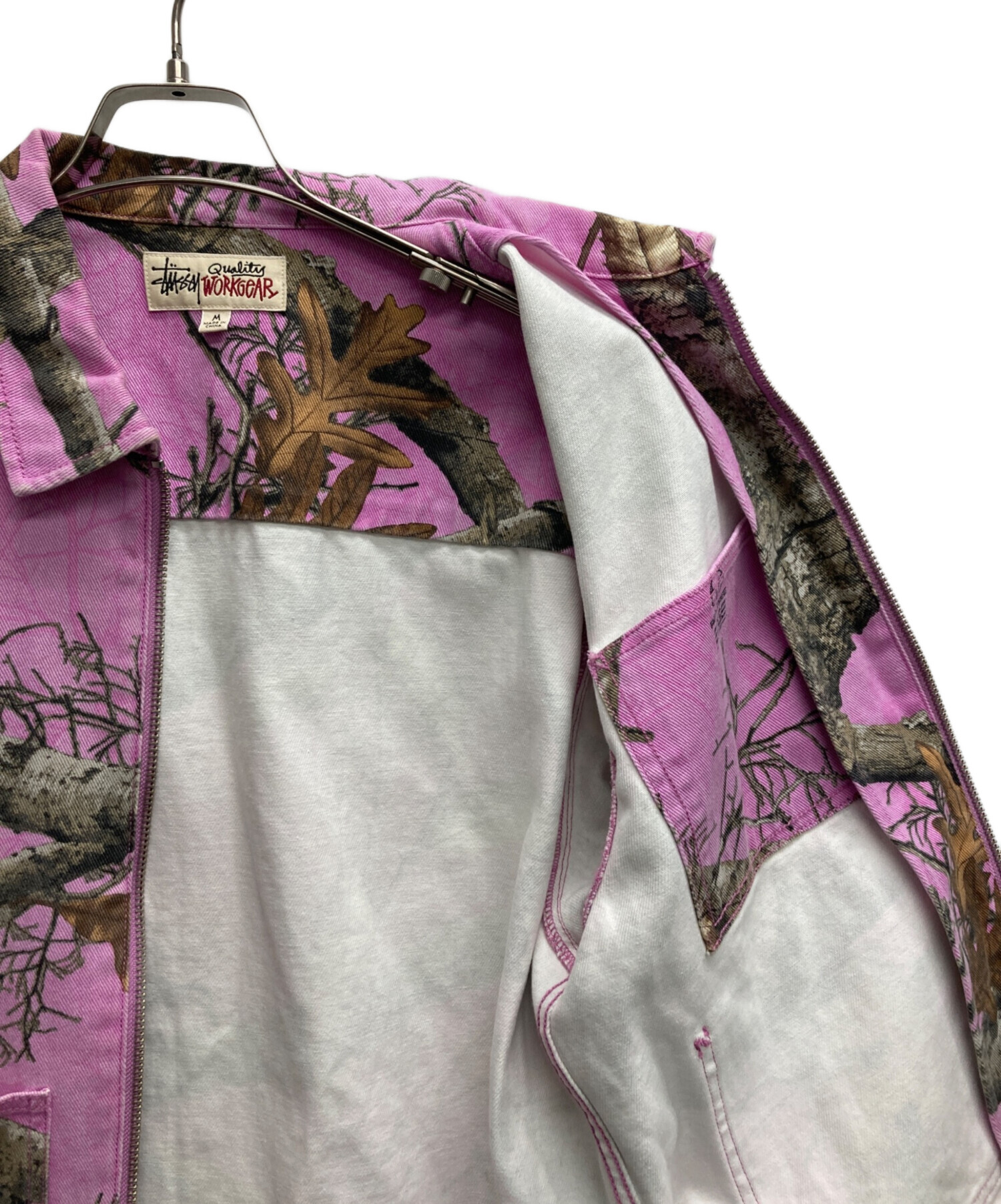 中古・古着通販】stussy (ステューシー) REALTREE EDGE ZIP WORK