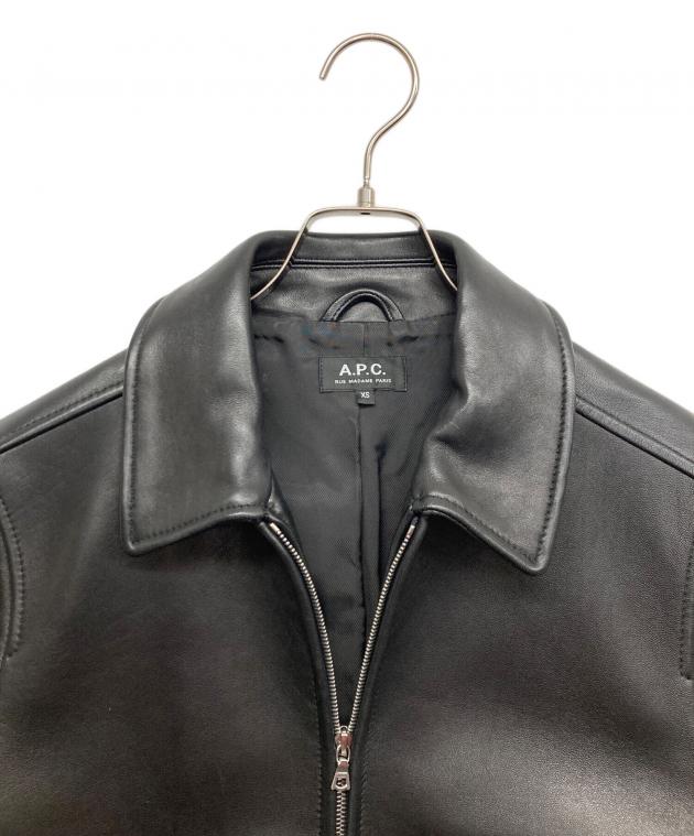 中古・古着通販】A.P.C. (アーペーセー) モトブルゾン ブラック サイズ