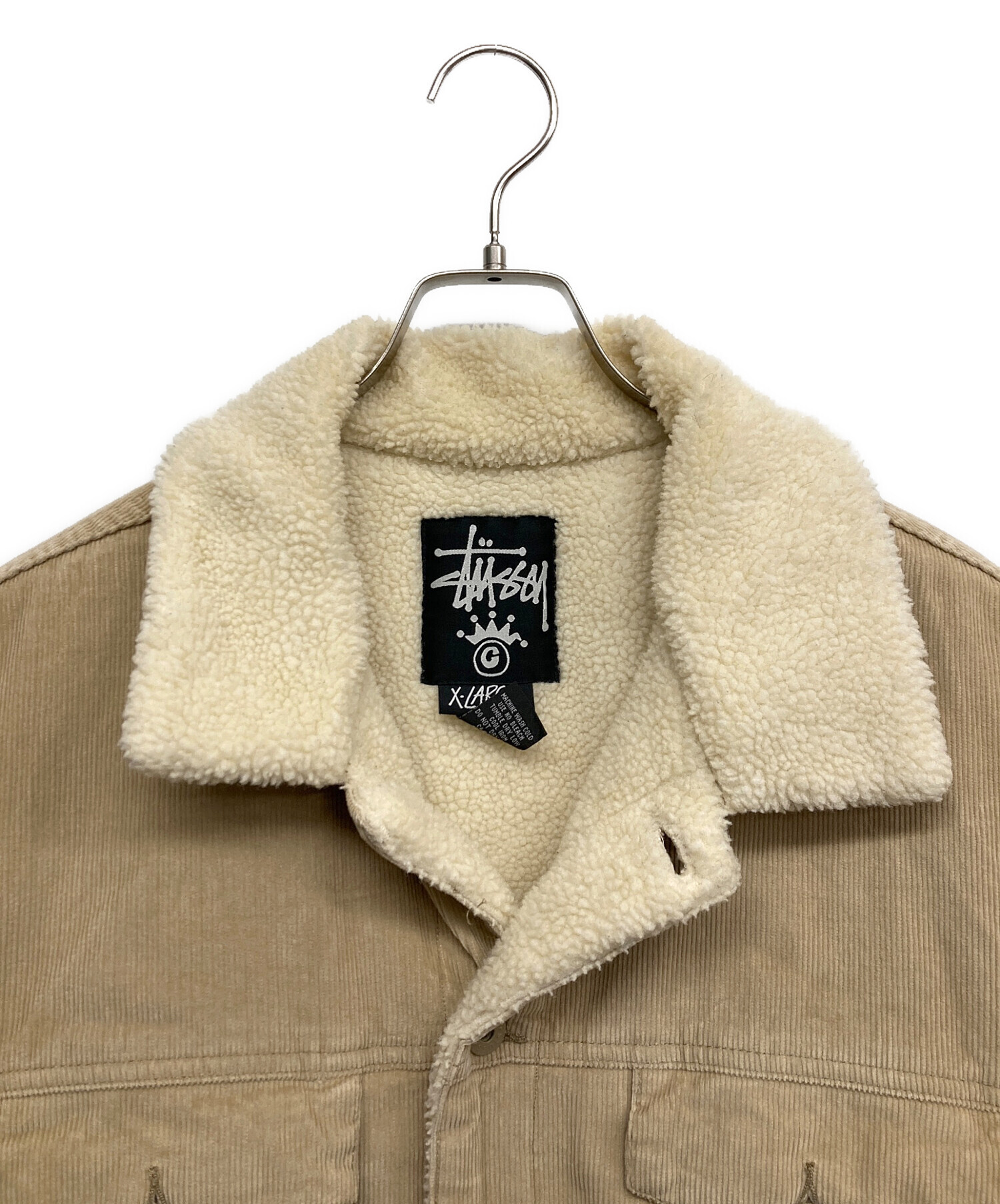 中古・古着通販】stussy (ステューシー) コーデュロイランチジャケット
