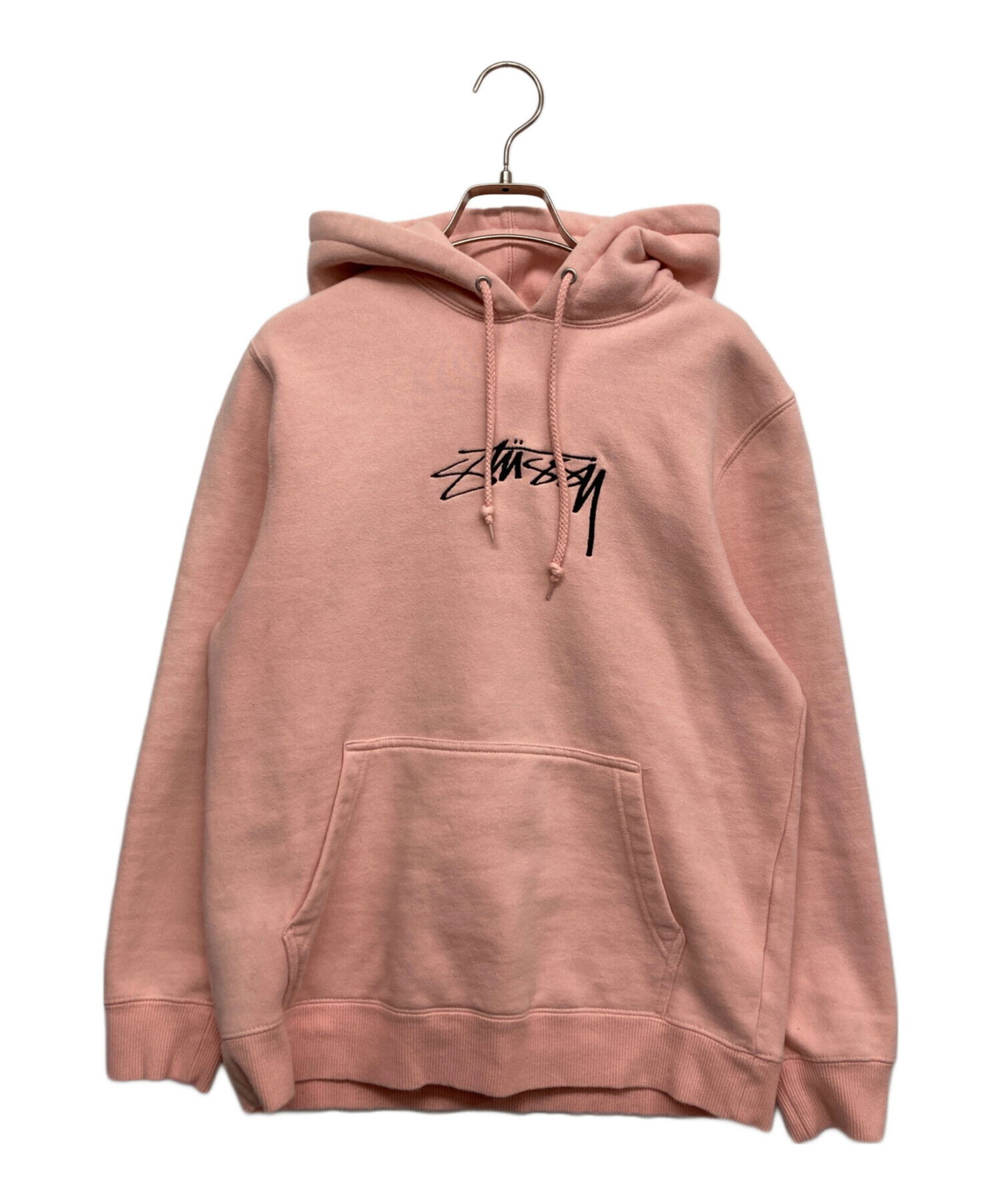 中古・古着通販】stussy (ステューシー) ロゴパーカー ピンク サイズ:S