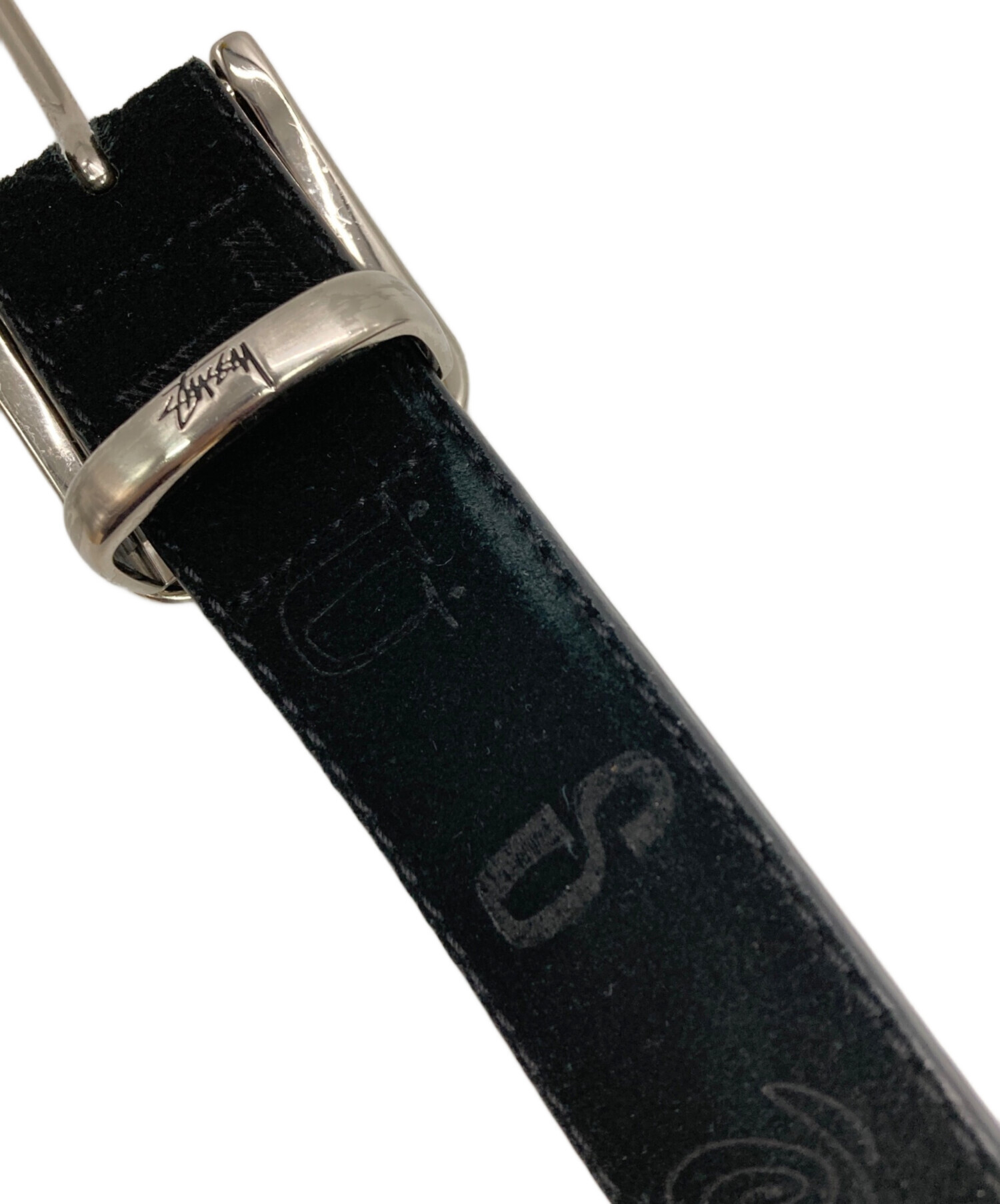 中古・古着通販】stussy (ステューシー) Ransom レザーベルト ブラック