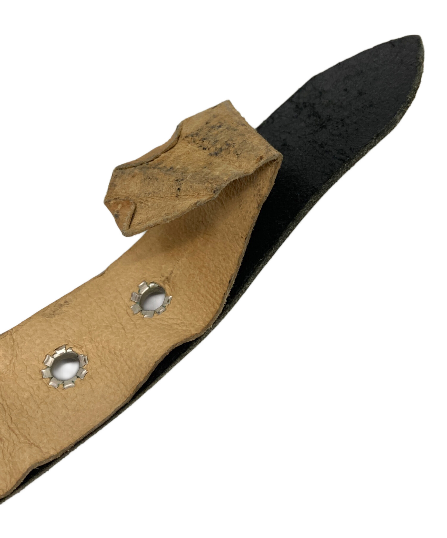 中古・古着通販】Wendy's (ウェンディーズ) 2連スタッズレザーベルト