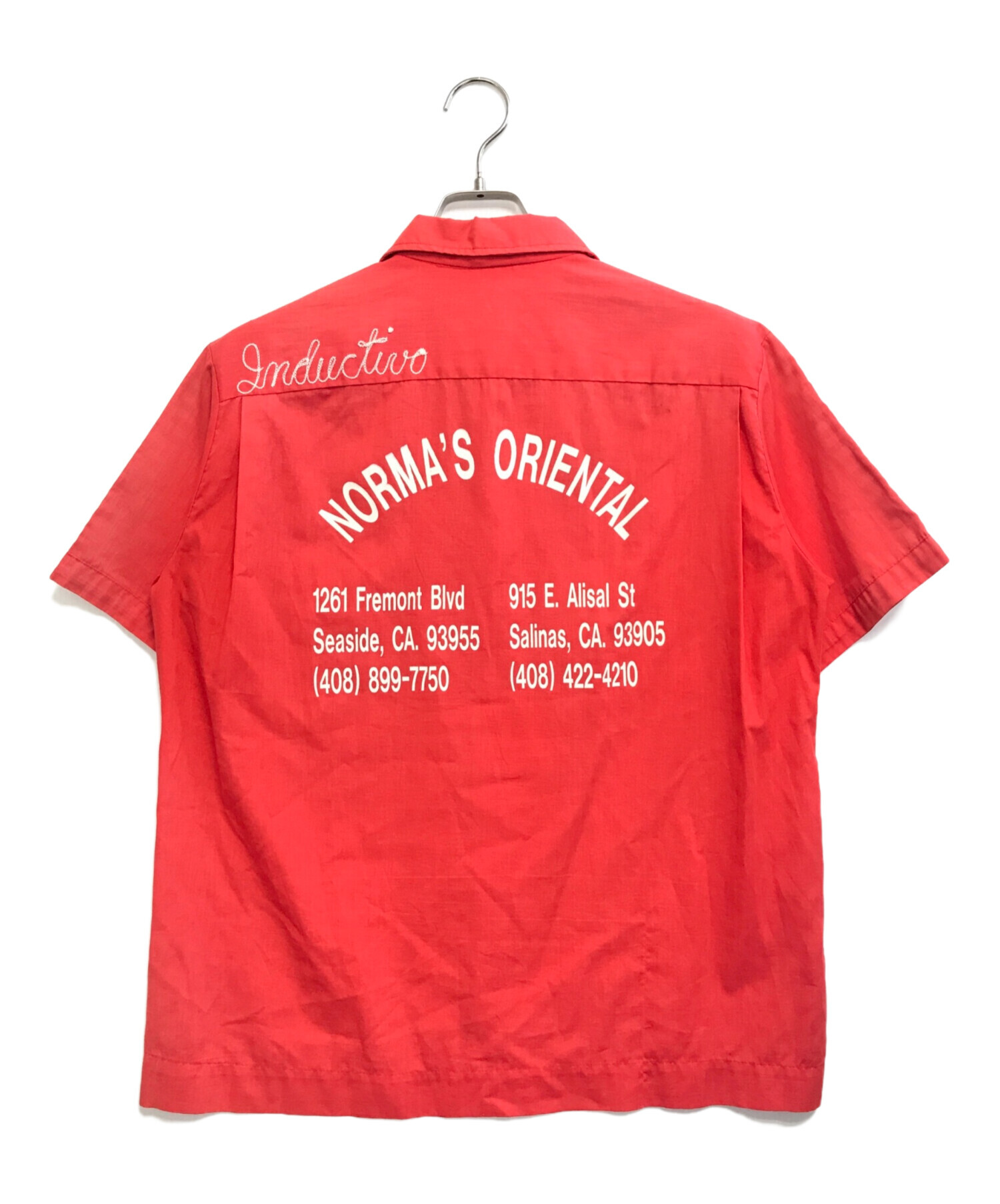 中古・古着通販】VINTAGE (ヴィンテージ) ボーリングシャツ レッド