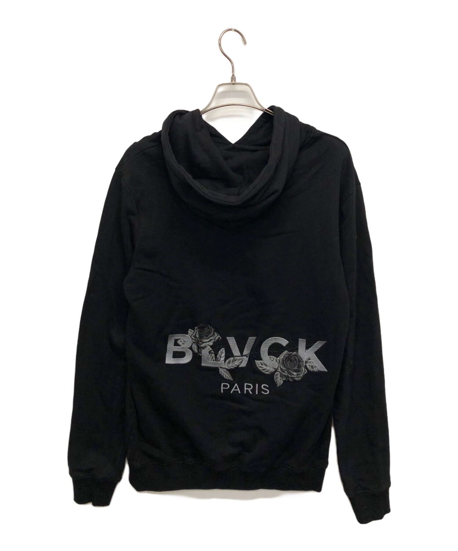 中古・古着通販】BLVCK PARIS (ブラック パリ) ロゴ刺繍パーカー