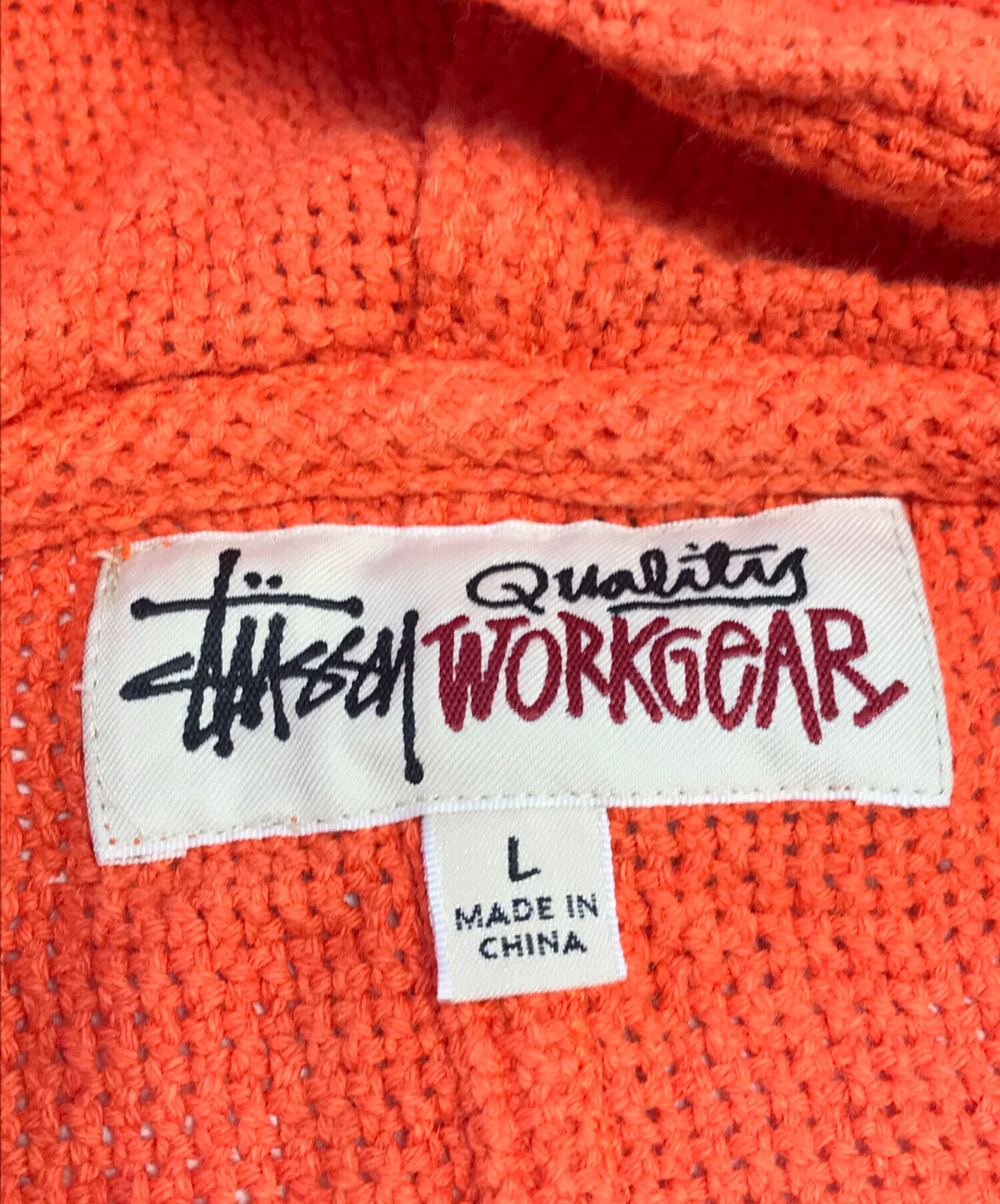 中古・古着通販】stussy (ステューシー) メッシュジップパーカー