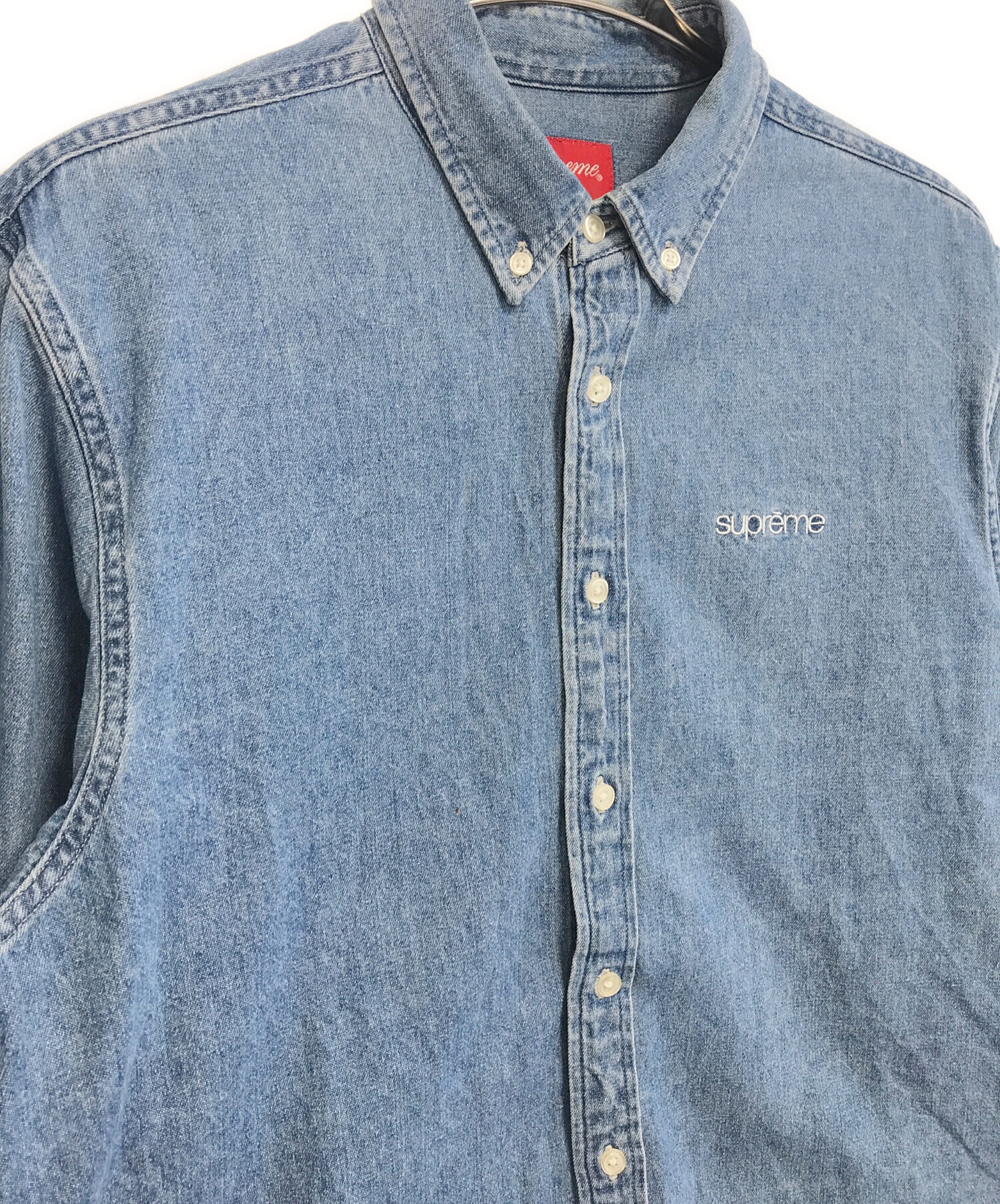 中古・古着通販】Supreme (シュプリーム) CLASSIC LOGO DENIM SHIRT