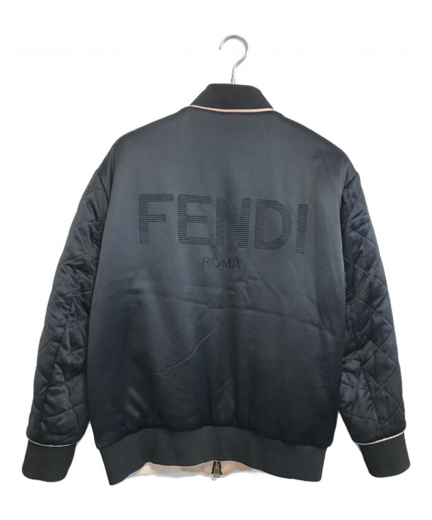 中古・古着通販】FENDI (フェンディ) リバーシブルブルゾン ブラック