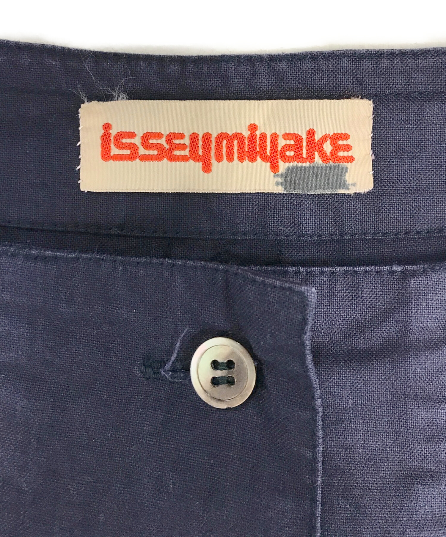 中古・古着通販】ISSEY MIYAKE (イッセイミヤケ) バンドカラーシャツ