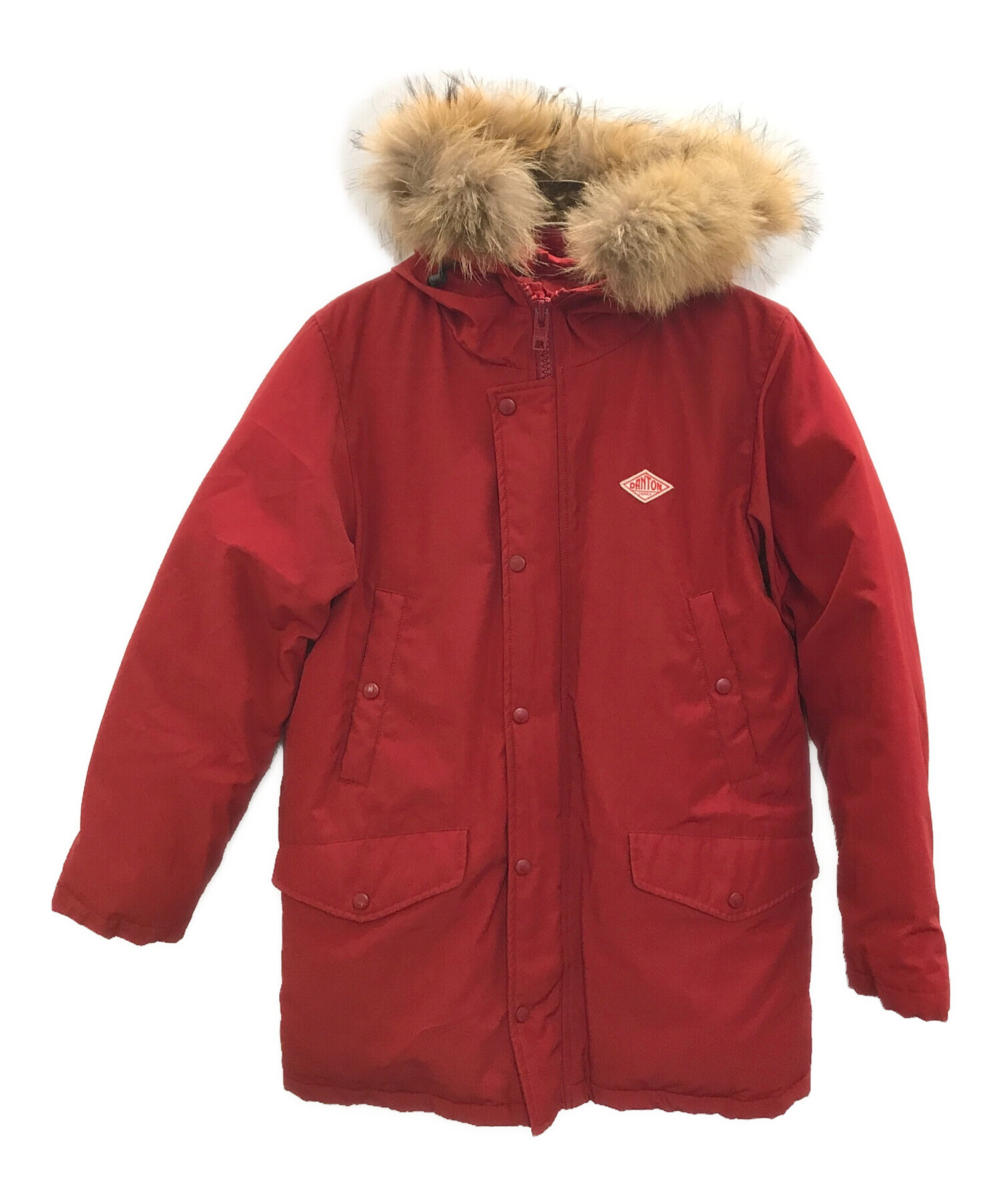 中古・古着通販】DANTON (ダントン) ダウンジャケット レッド サイズ