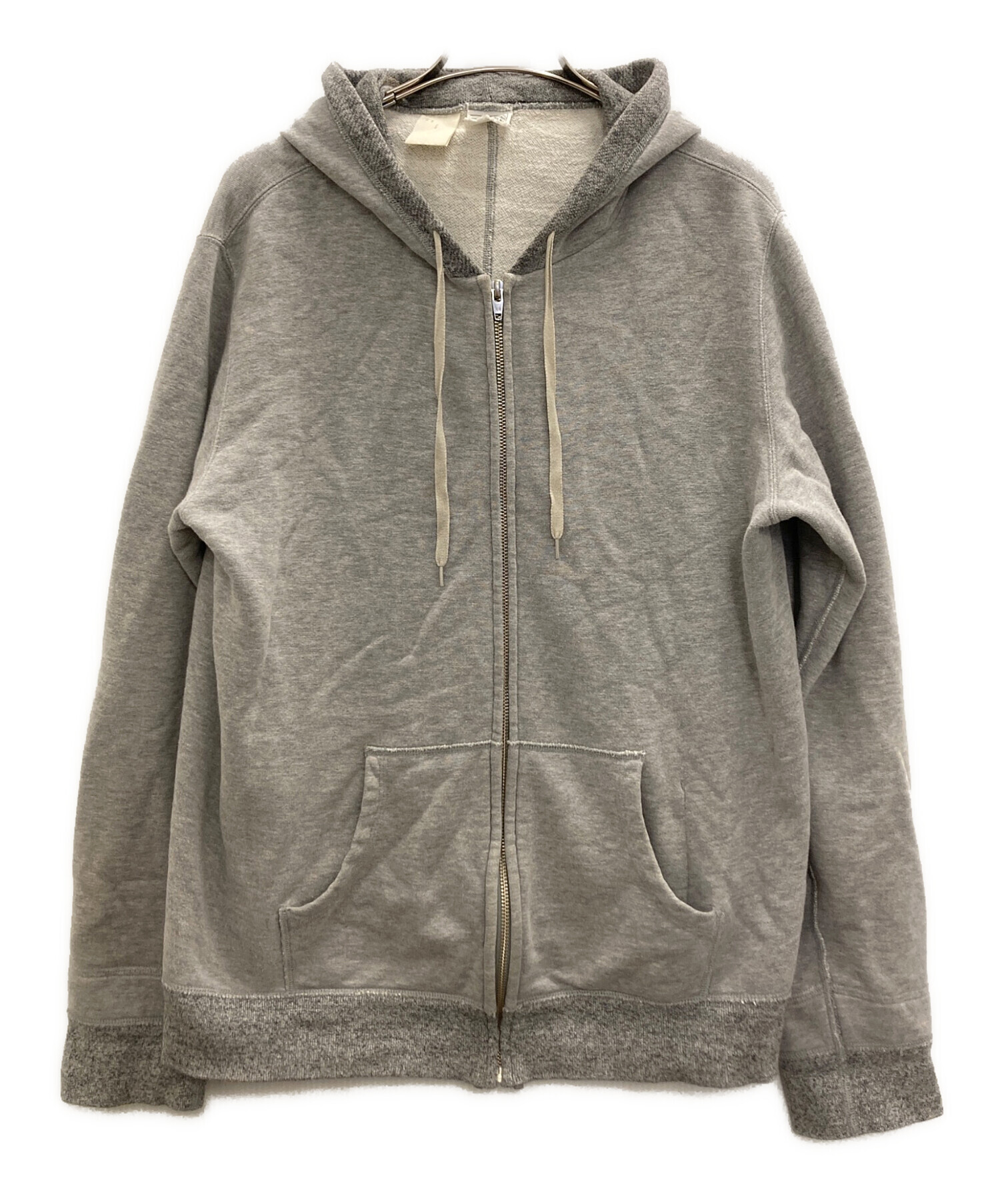 中古・古着通販】LOOPWHEELER (ループウィラー) ジップパーカー グレー