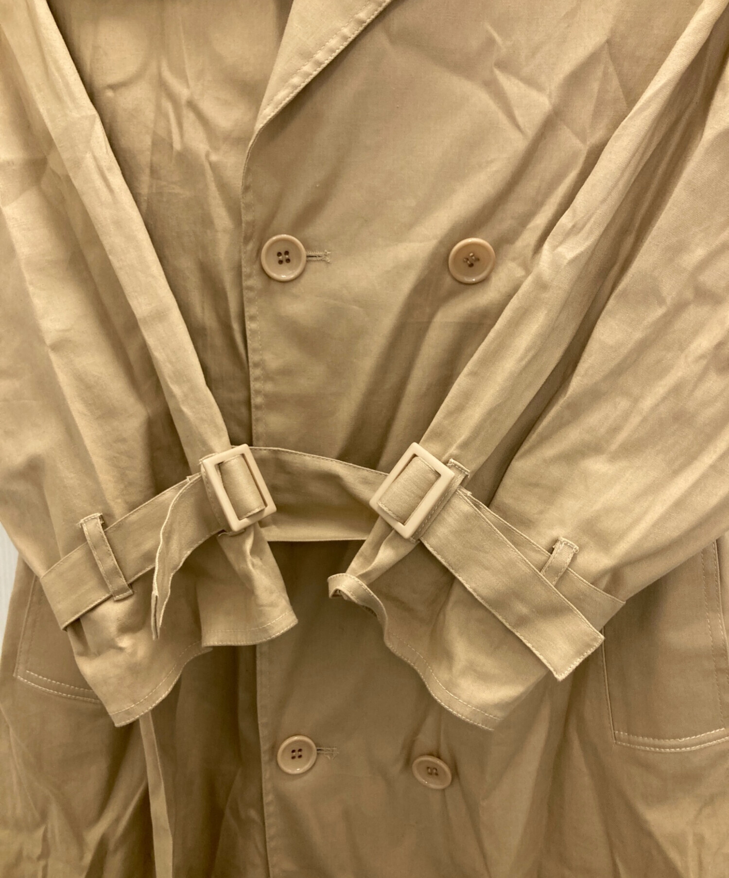 中古・古着通販】Barbour (バブアー) トレンチコート ベージュ サイズ