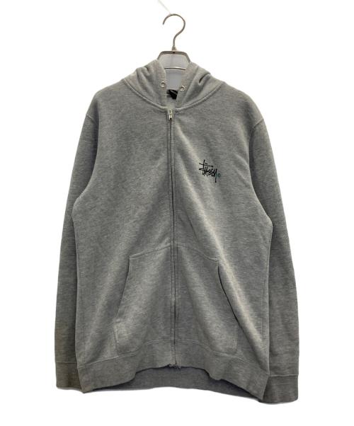 中古・古着通販】stussy (ステューシー) ジップパーカー グレー サイズ