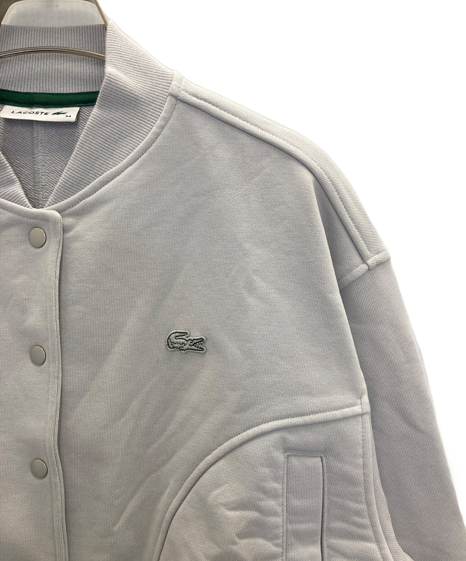 中古・古着通販】LACOSTE (ラコステ) 裏パイルスウェットMA-1ブルゾン