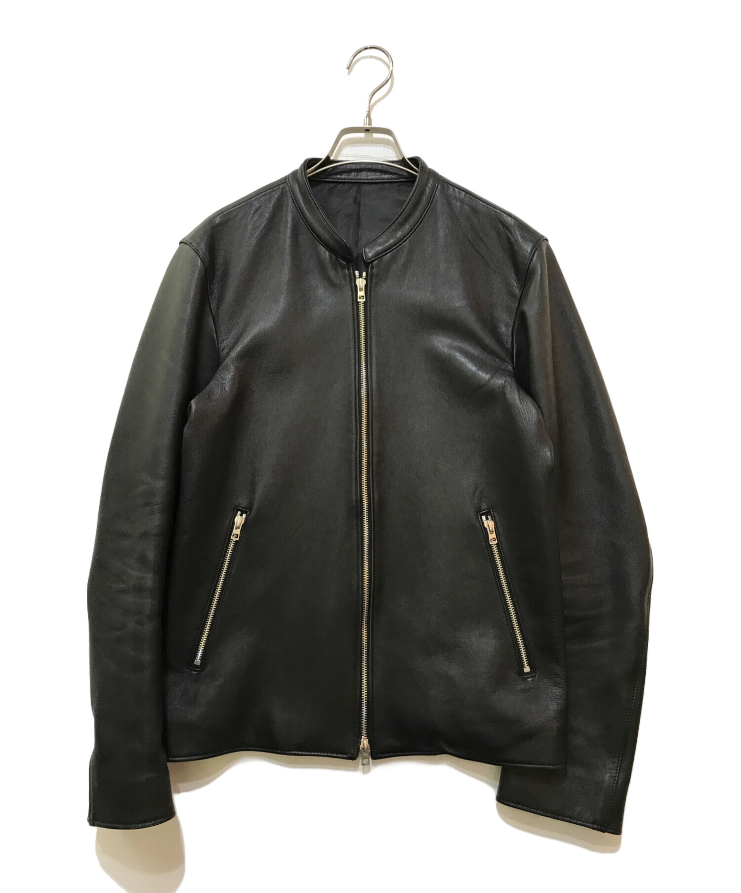 中古・古着通販】LIDnM (リドム) ラムレザーシングルライダース